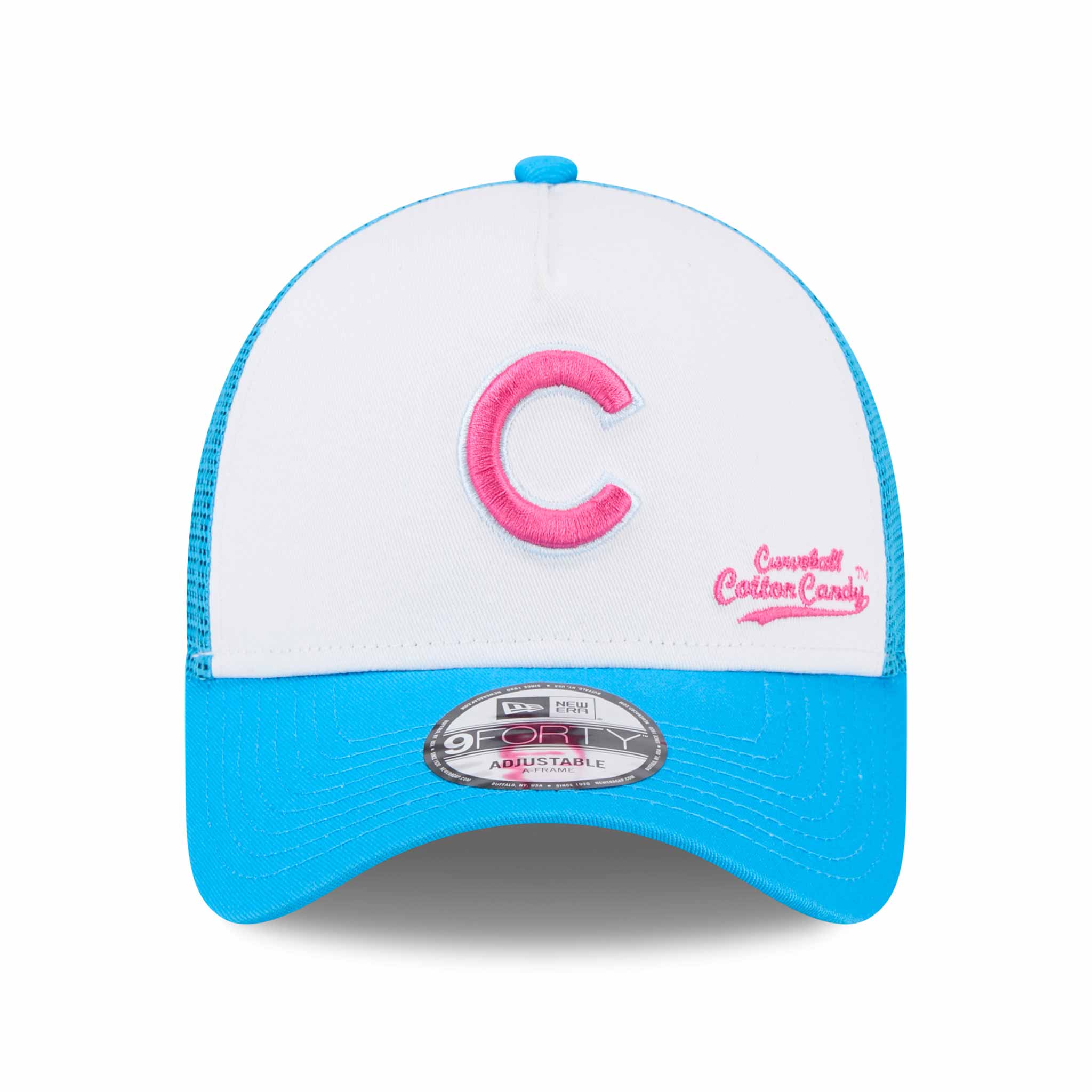 Chicago Cubs New Era Big League Chew 2024 9FORTY Mesh Trucker Cap - Image 4