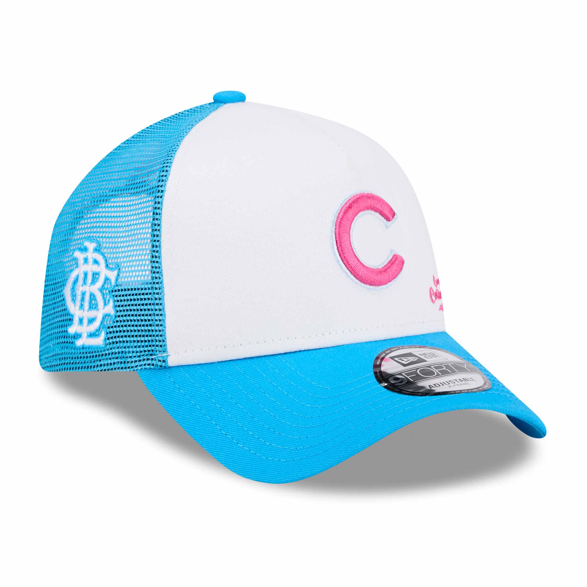 Chicago Cubs New Era Big League Chew 2024 9FORTY Mesh Trucker Cap - Image 5