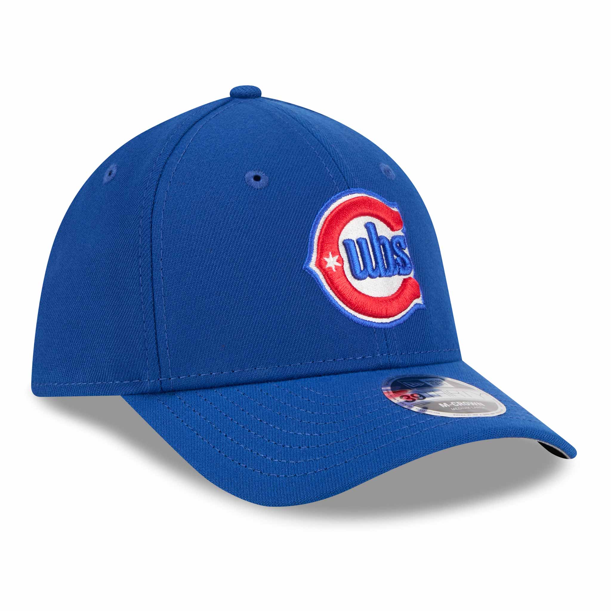 Chicago Cubs New Era Blues Alternate Royal 39THIRTY M Crown Stretch Fit Cap - Image 5