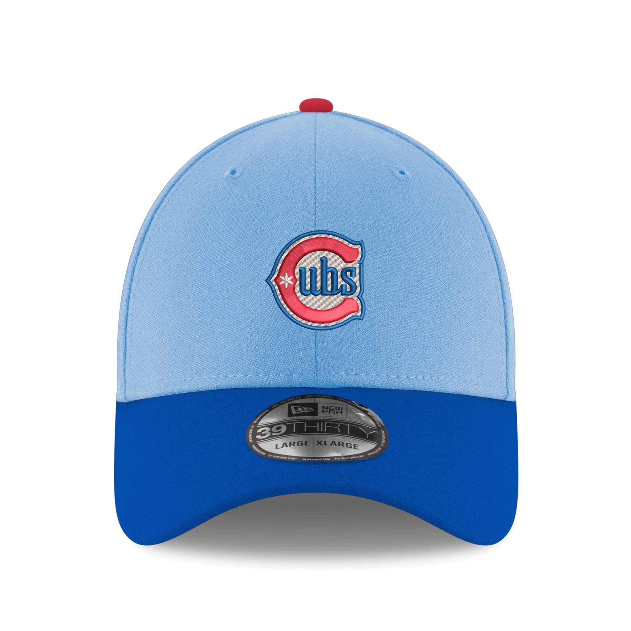 Chicago Cubs New Era Blues Alternate Sky Royal 39THIRTY Stretch Fitted Cap - Image 4