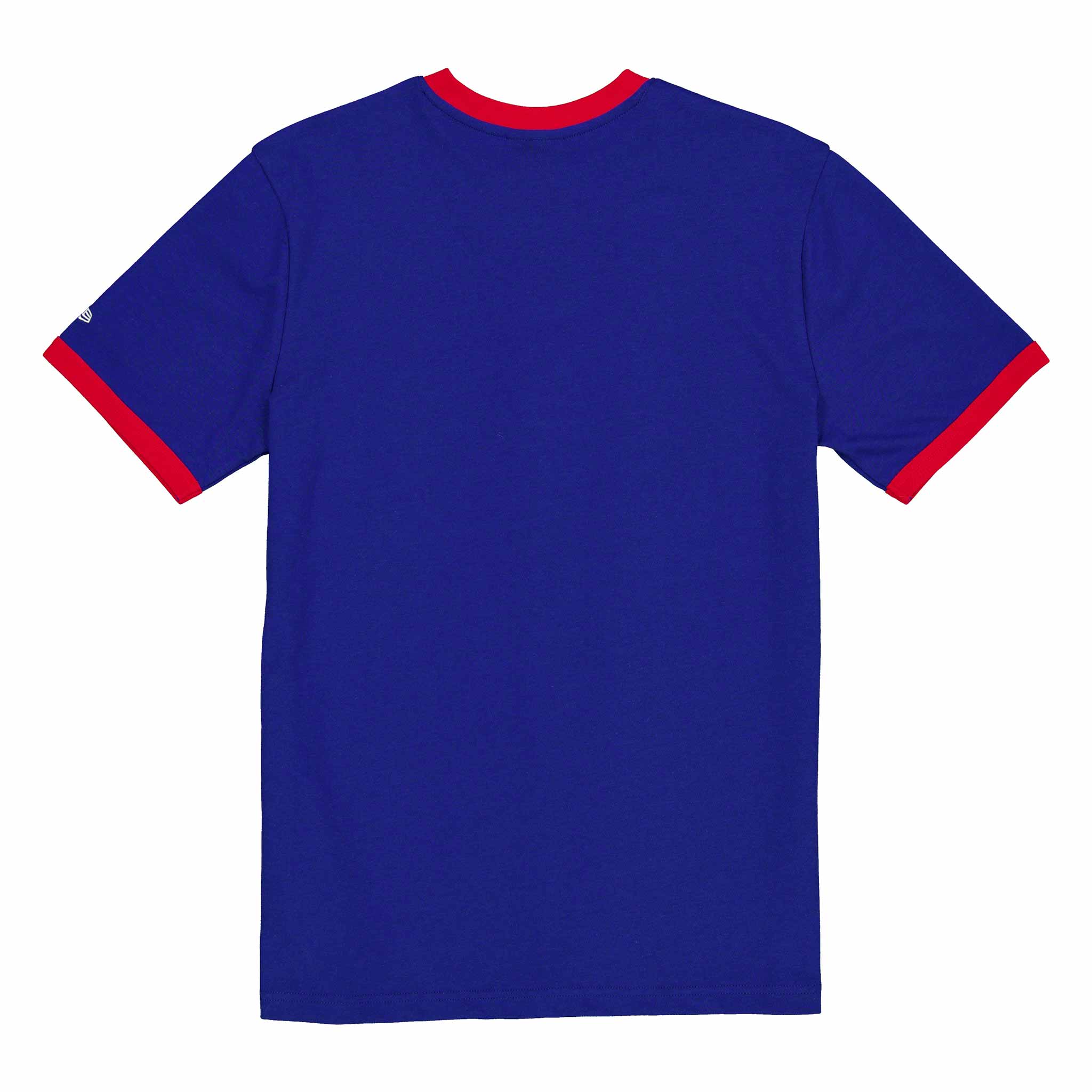 Chicago Cubs New Era Bullseye Script V neck T-Shirt - Image 6