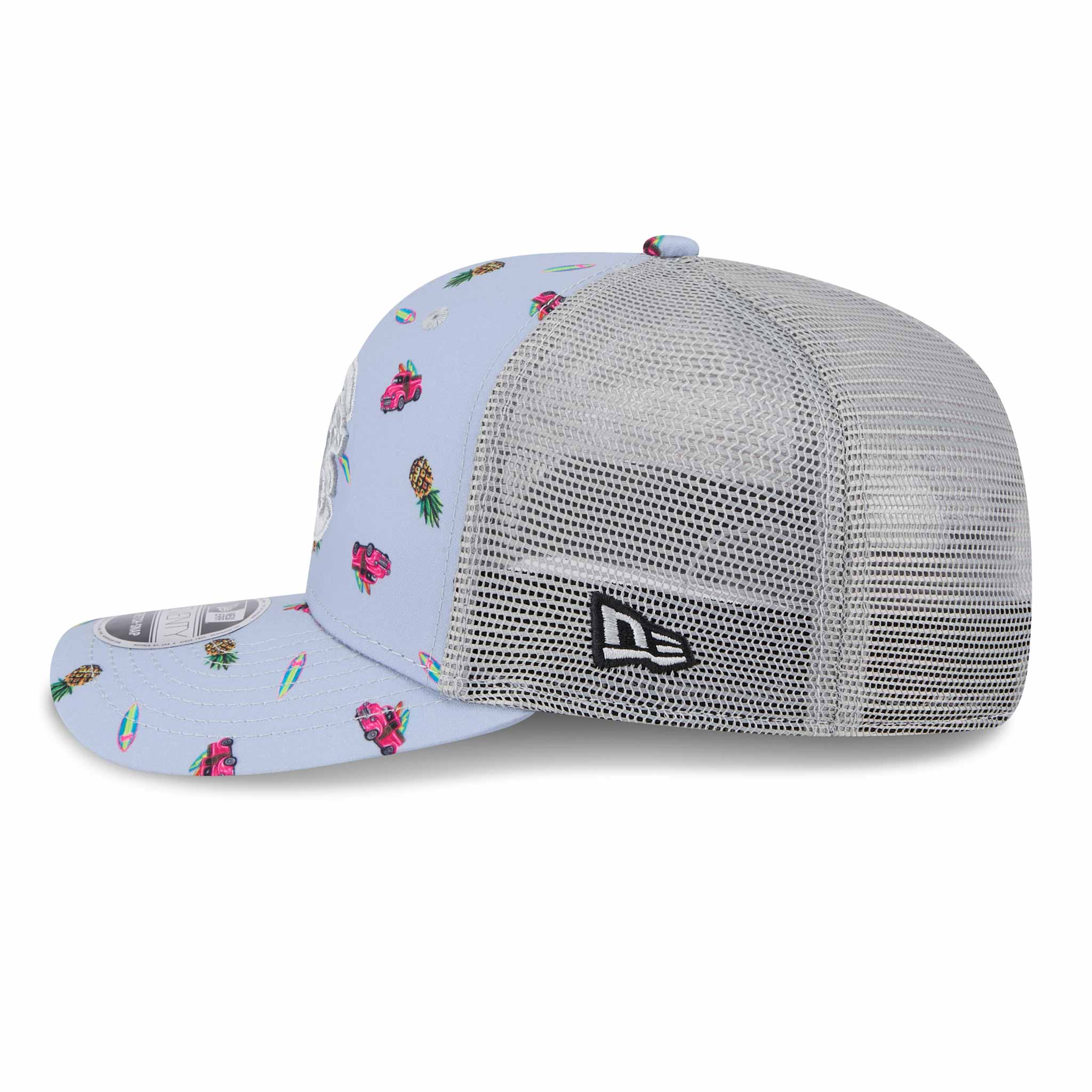 Chicago Cubs New Era Fruit Print 9SEVENTY Stretch Snap Adjustable Cap - Image 3