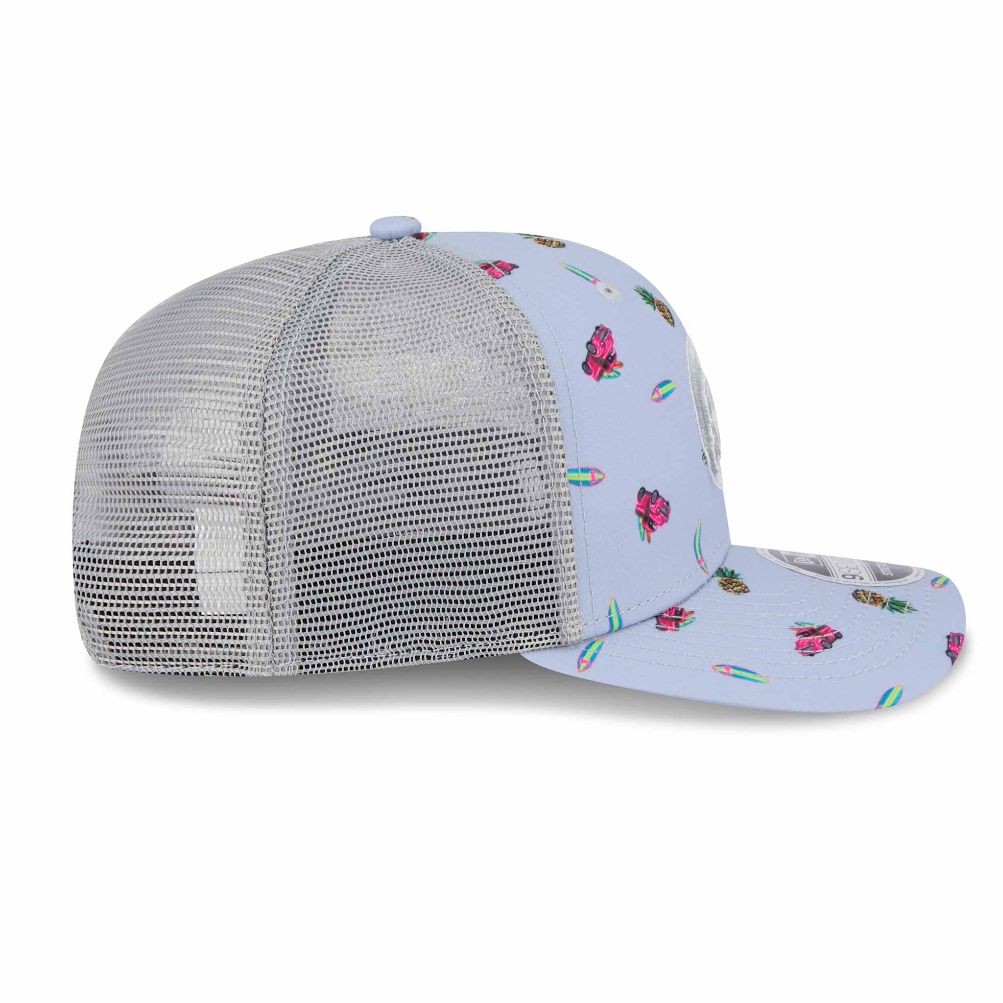 Chicago Cubs New Era Fruit Print 9SEVENTY Stretch Snap Adjustable Cap - Image 6