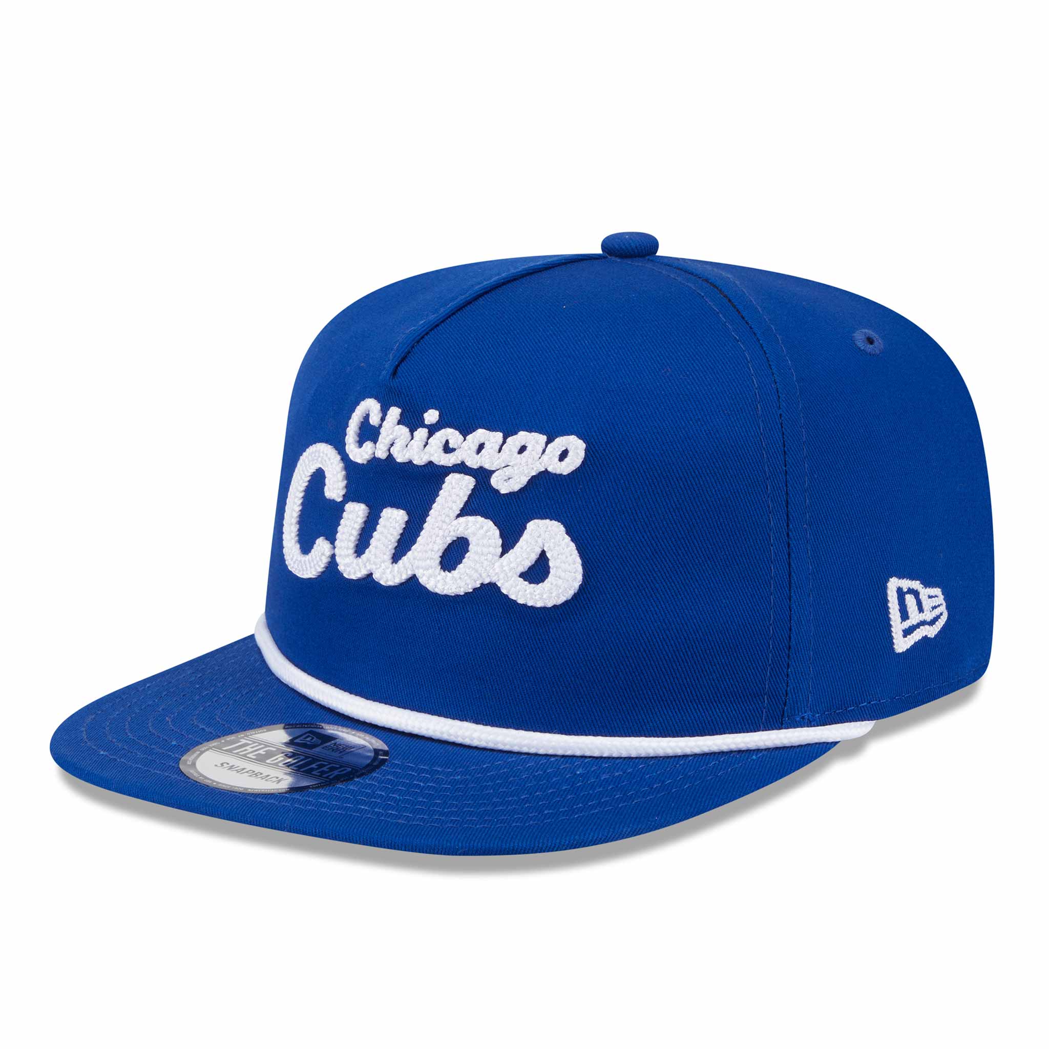 Chicago Cubs New Era Golfer Team Text Adjustable Cap - Image 4