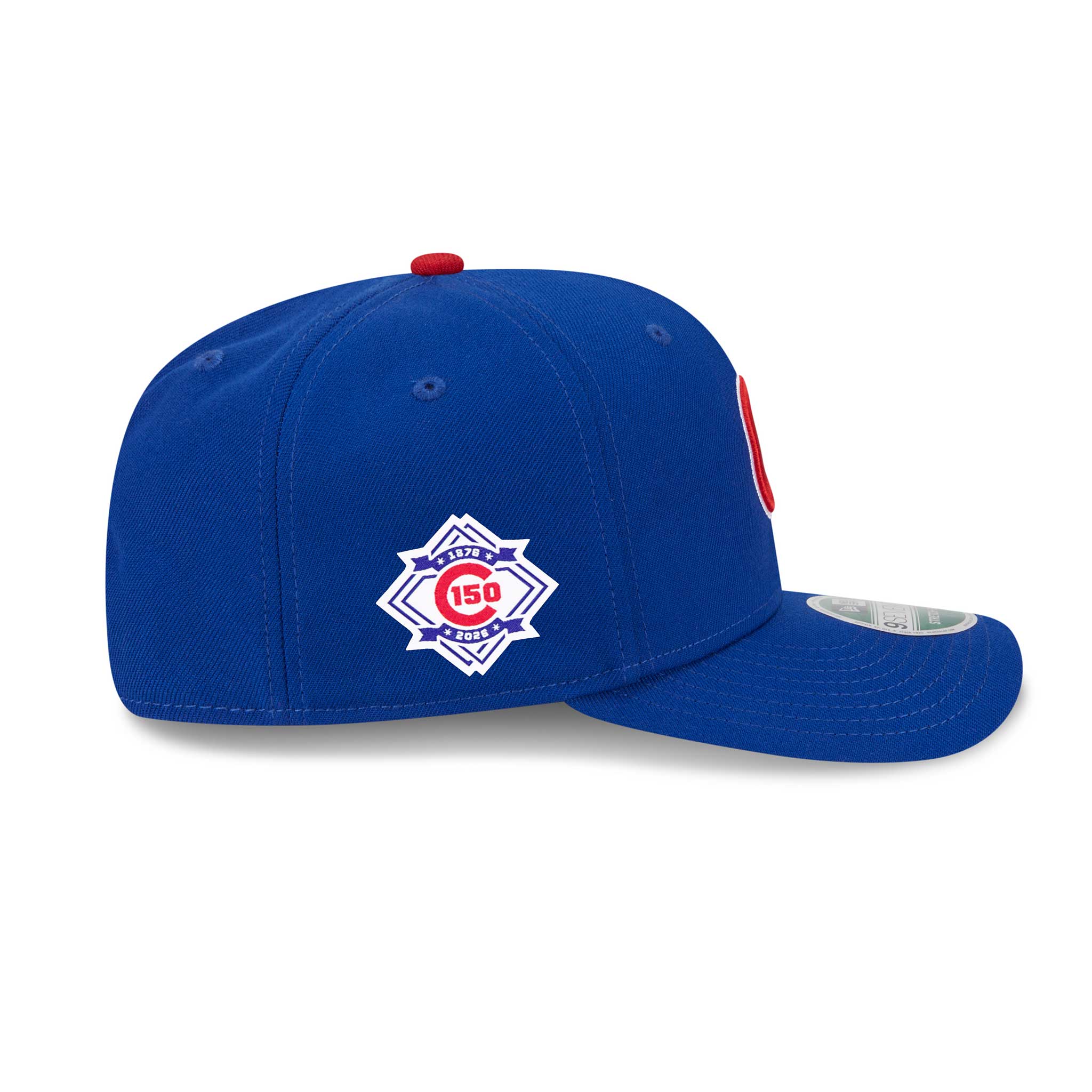 Chicago Cubs New Era Home 150 Year Patch 9SEVENTY Stretch Snap Adjustable Cap - Image 6