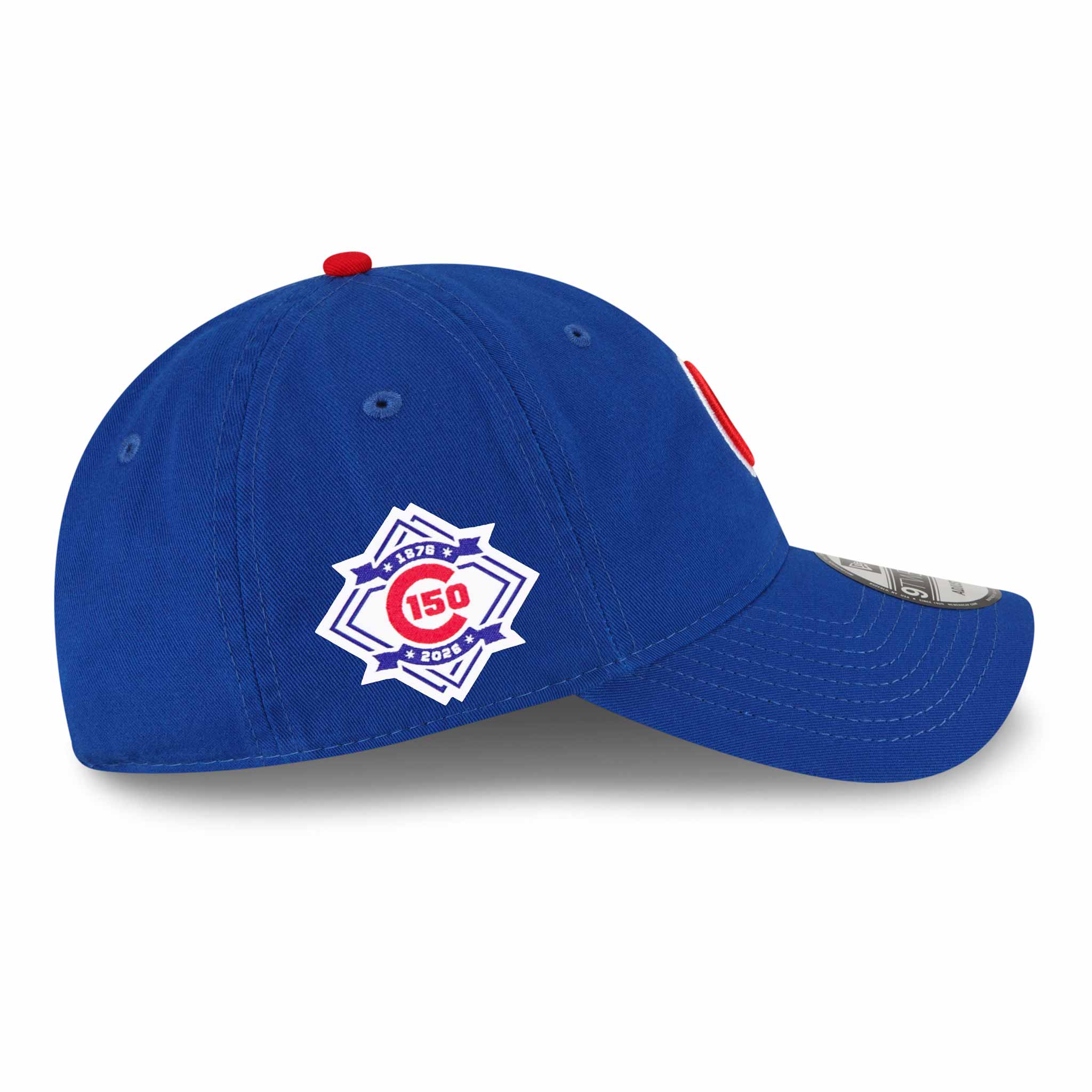 Chicago Cubs New Era Home 150 Year Patch 9TWENTY Adjustable Cap - Image 6