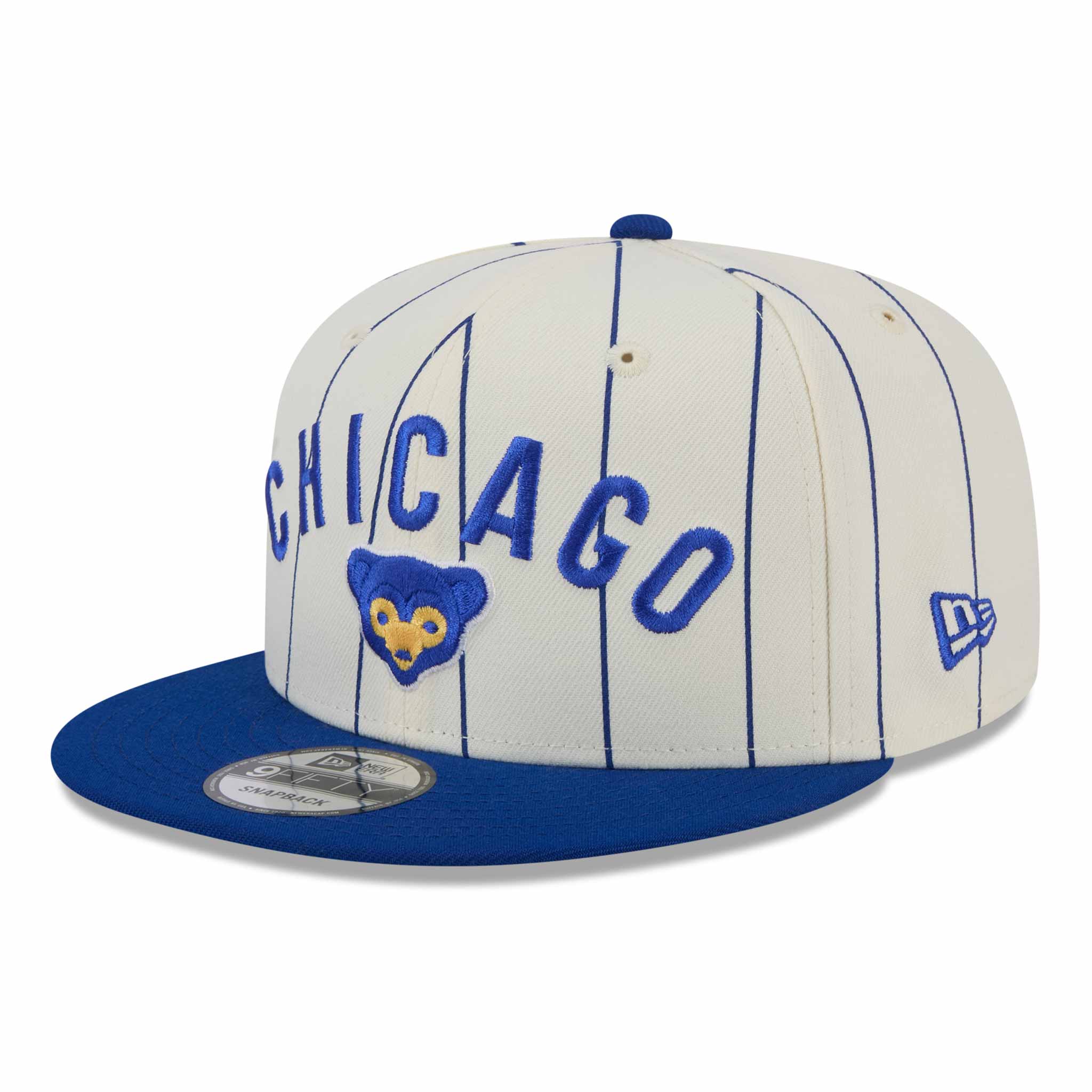 Chicago Cubs New Era Jersey Pinstripe 9FIFTY Snap Back Adjustable Cap