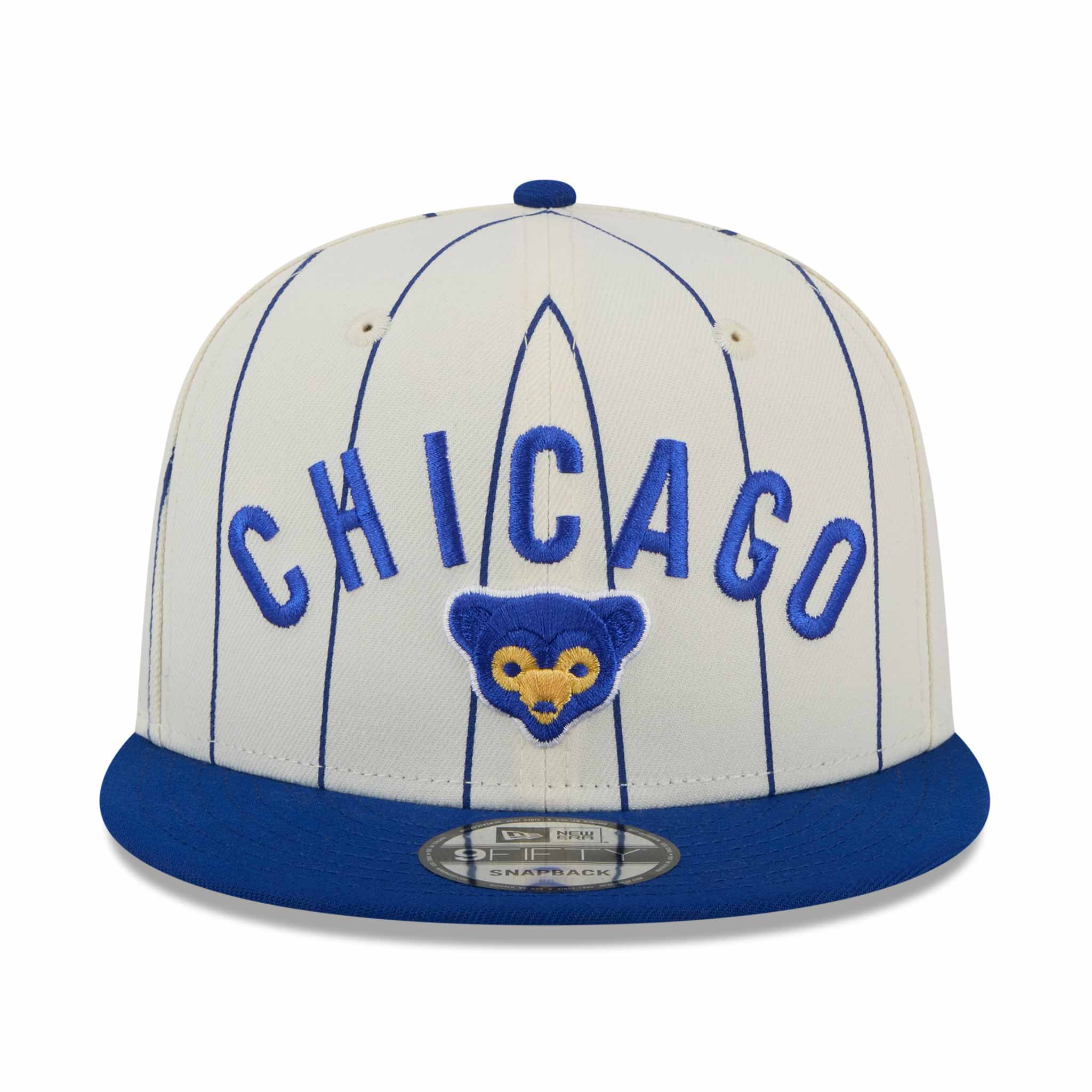 Chicago Cubs New Era Jersey Pinstripe 9FIFTY Snap Back Adjustable Cap - Image 4