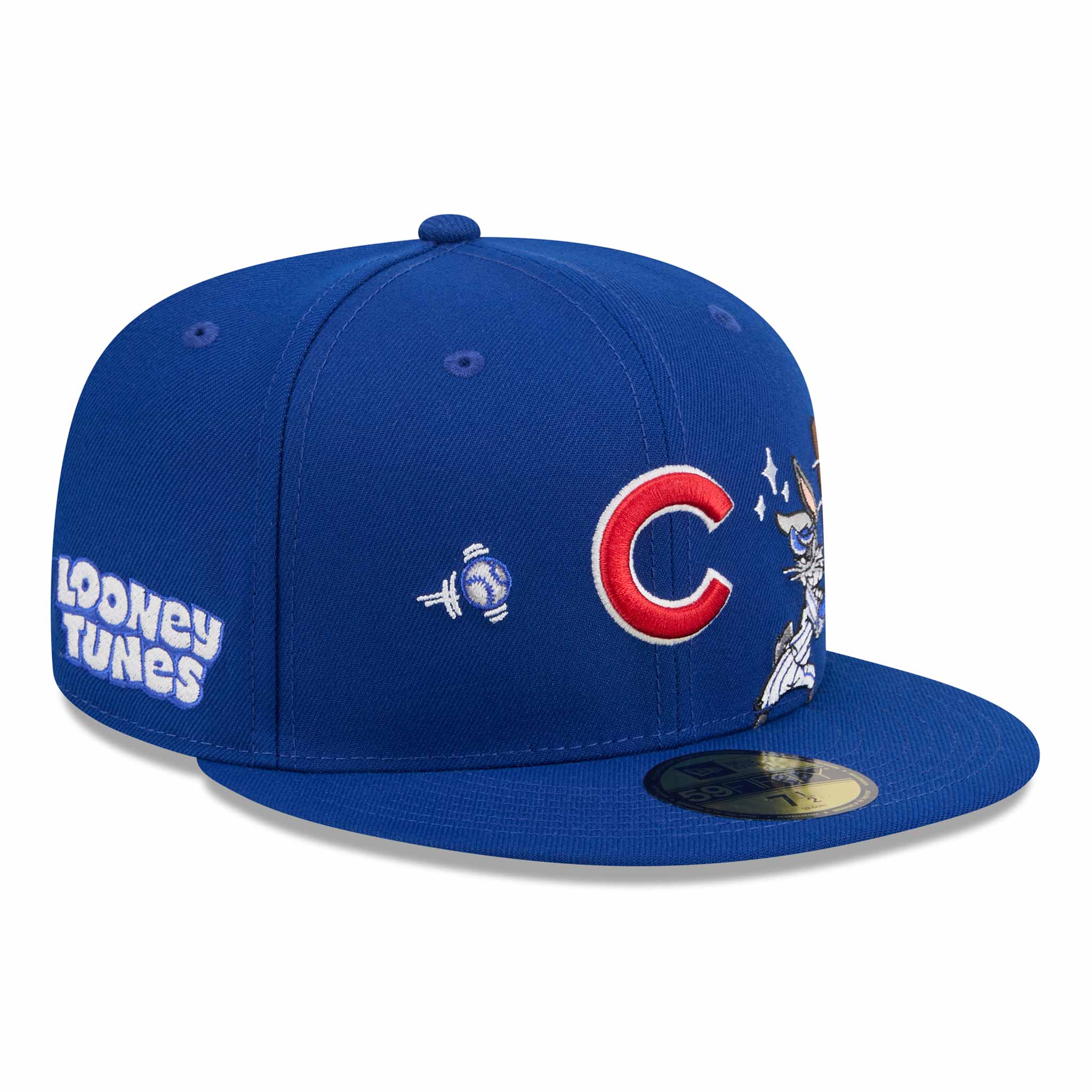 Chicago Cubs New Era Looney Tunes Bugs Bunny 59FIFTY Fitted Hat - Image 2