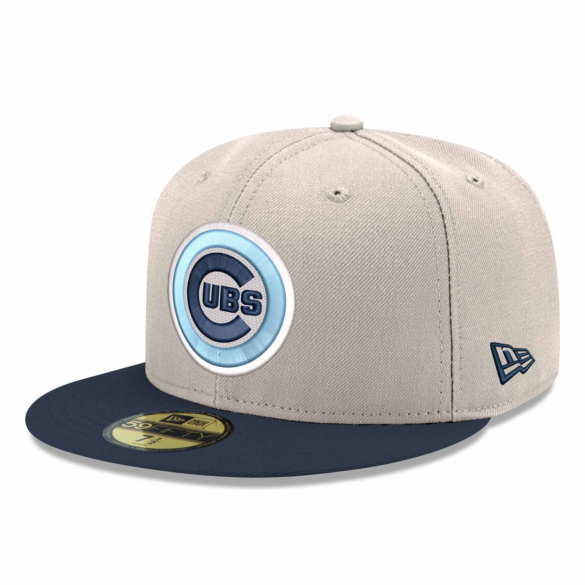Chicago Cubs New Era Stone Night Shift Bullseye 150 Year Anniversary 59FIFTY Fitted Cap - Image 3