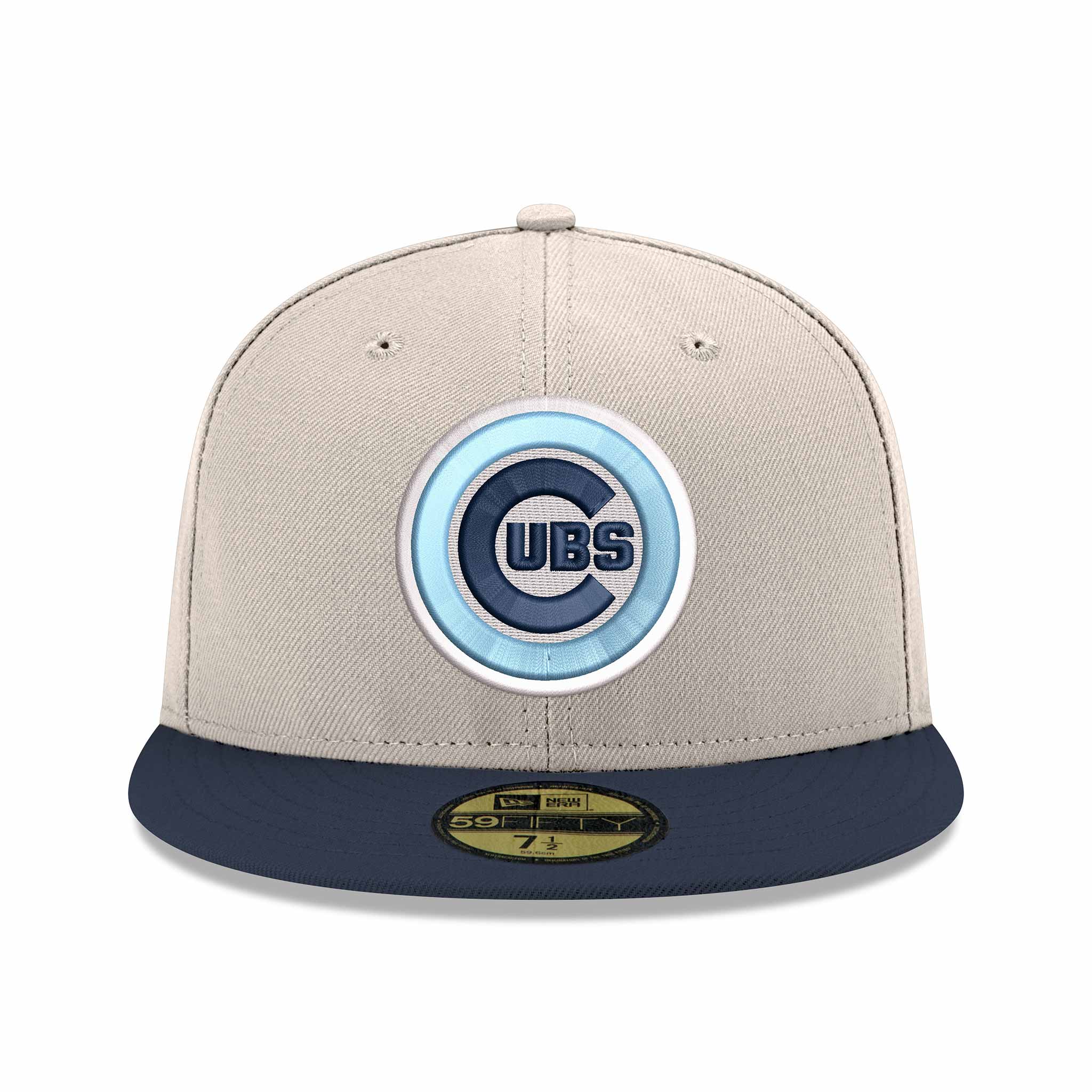Chicago Cubs New Era Stone Night Shift Bullseye 150 Year Anniversary 59FIFTY Fitted Cap - Image 4