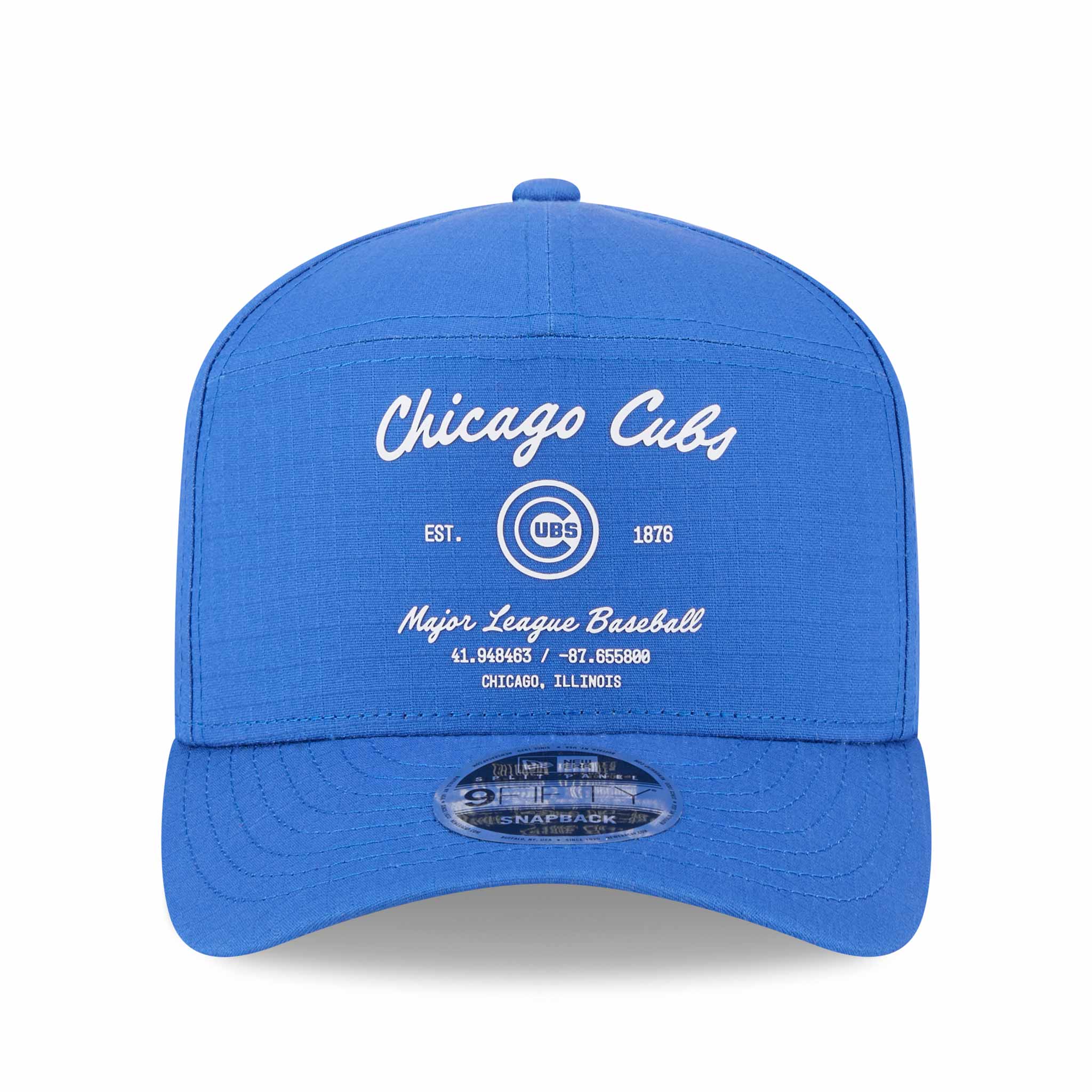 Chicago Cubs New Era Vintage Script 9FIFTY Split Panel Adjustable Cap - Image 4
