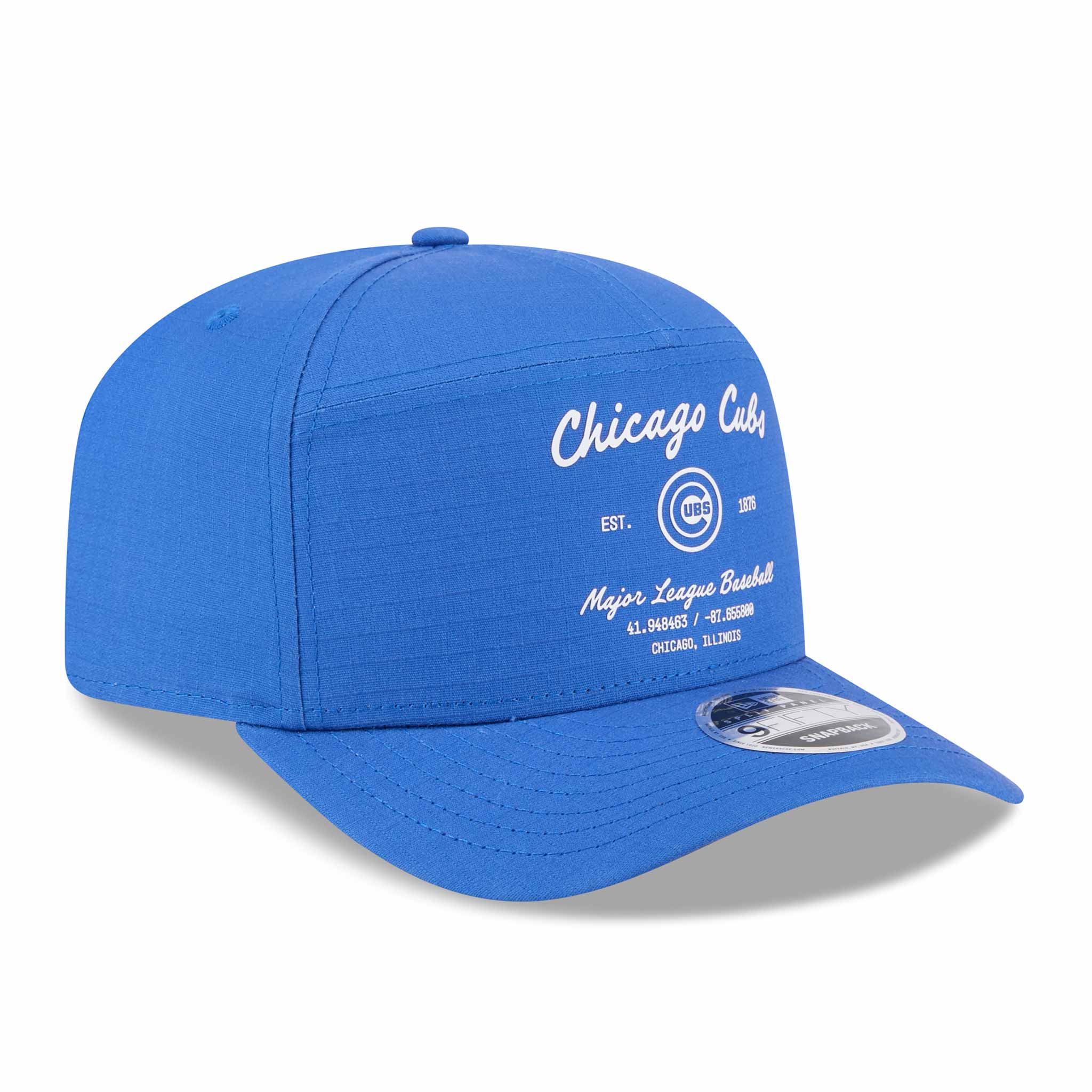 Chicago Cubs New Era Vintage Script 9FIFTY Split Panel Adjustable Cap - Image 5