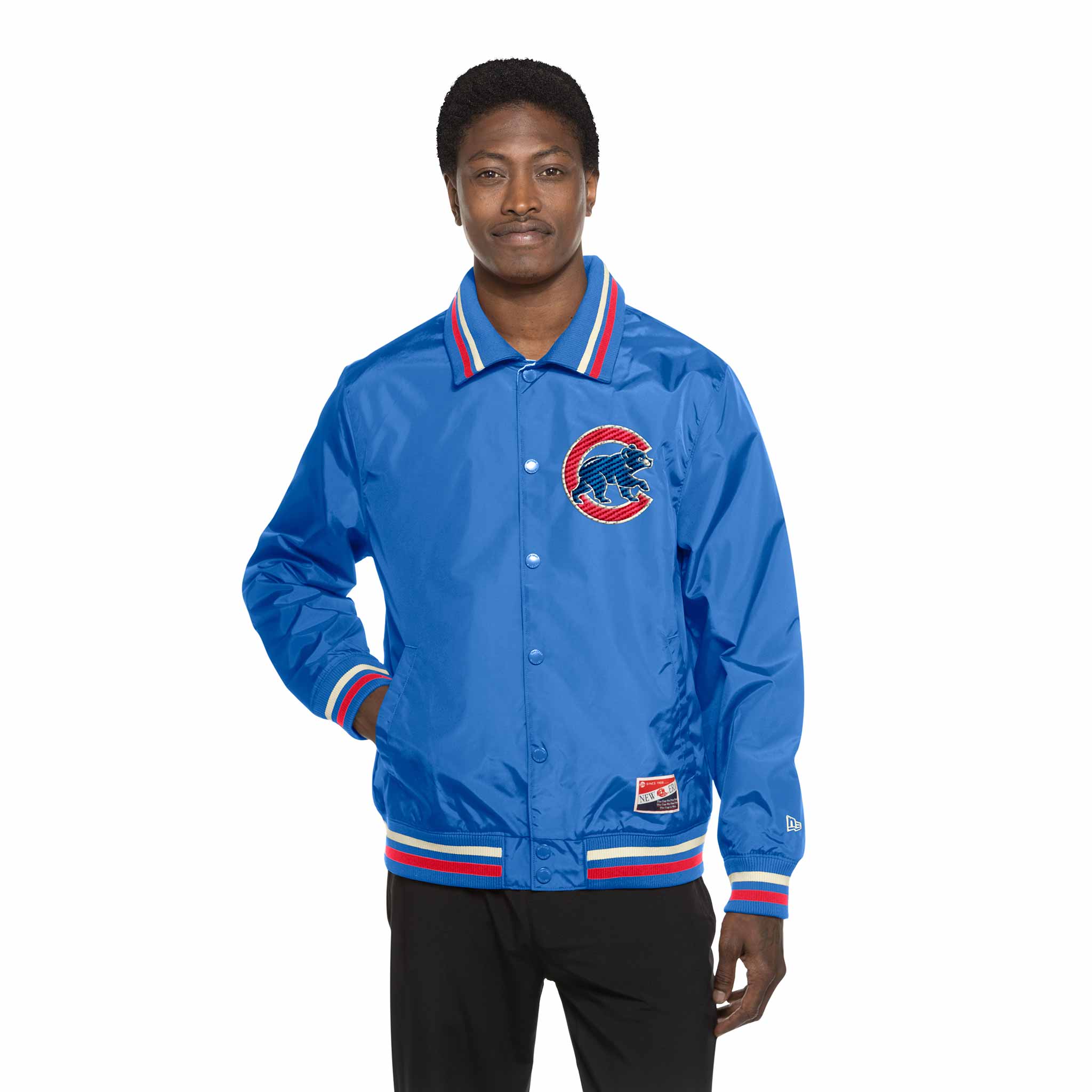 Chicago Cubs New Era Walking Bear Gamer Jacket - Image 3