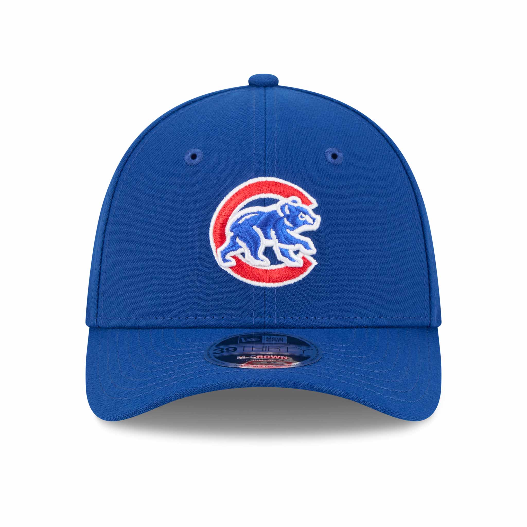 Chicago Cubs New Era Walking Bear Royal 39THIRTY M Crown Stretch Fit Cap - Image 4