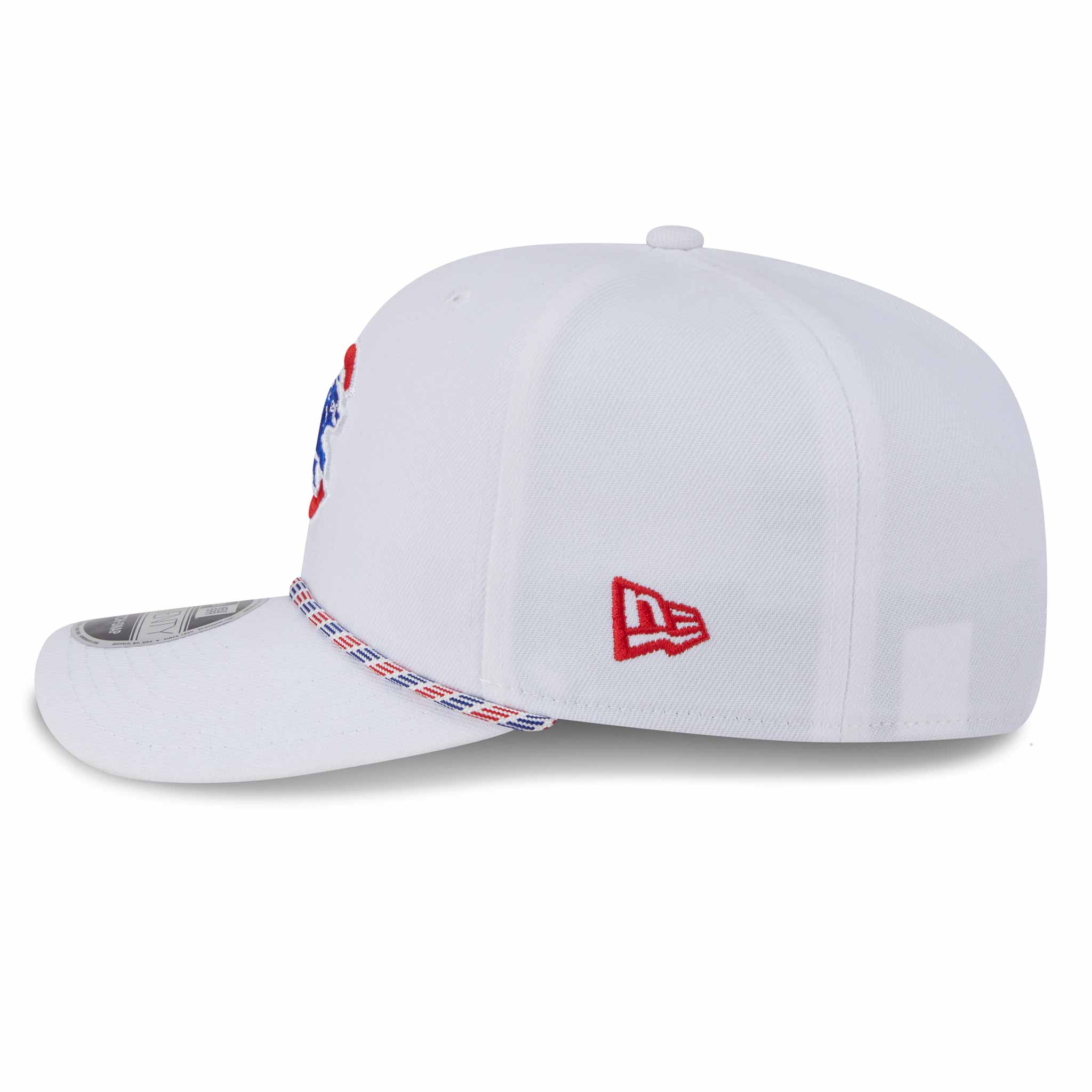 Chicago Cubs New Era Walking Bear White Multi Rope 9SEVENTY Stretch Snap Adjustable Cap - Image 3