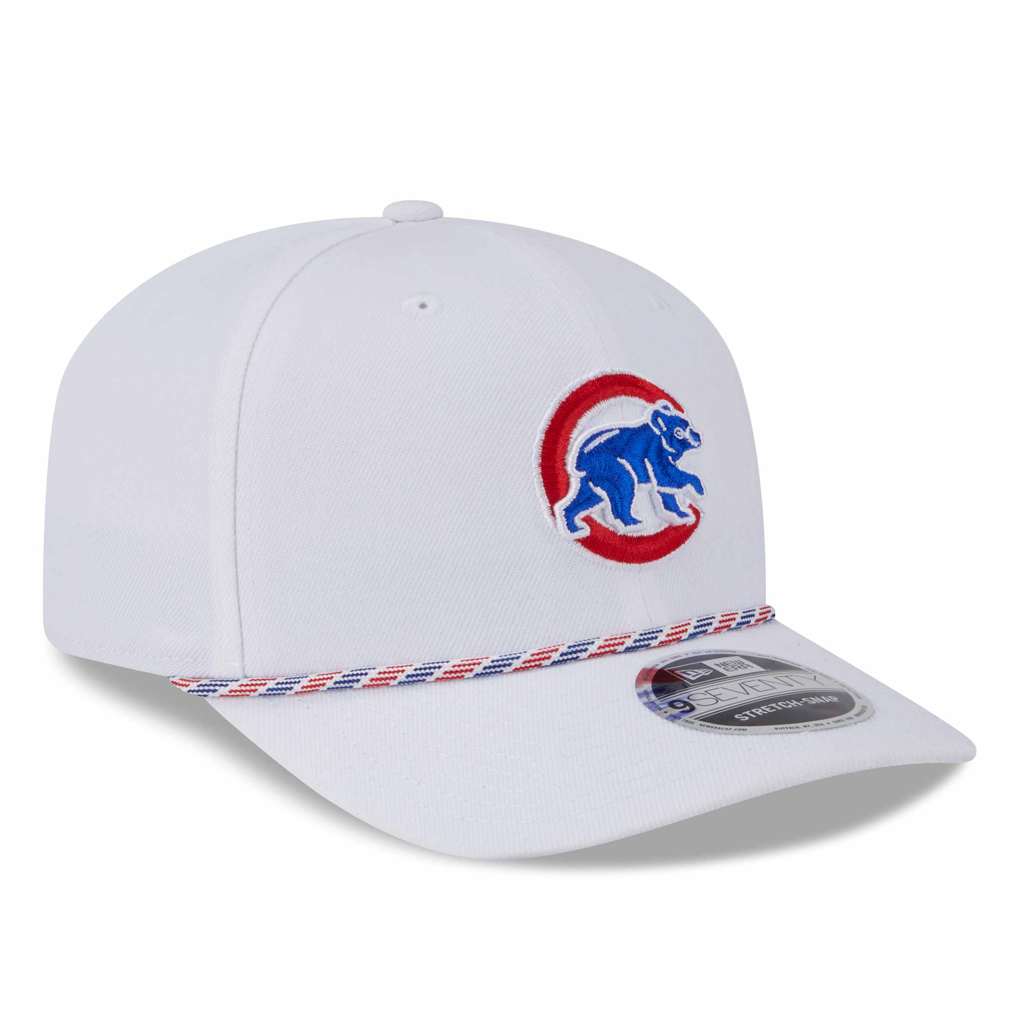 Chicago Cubs New Era Walking Bear White Multi Rope 9SEVENTY Stretch Snap Adjustable Cap - Image 4