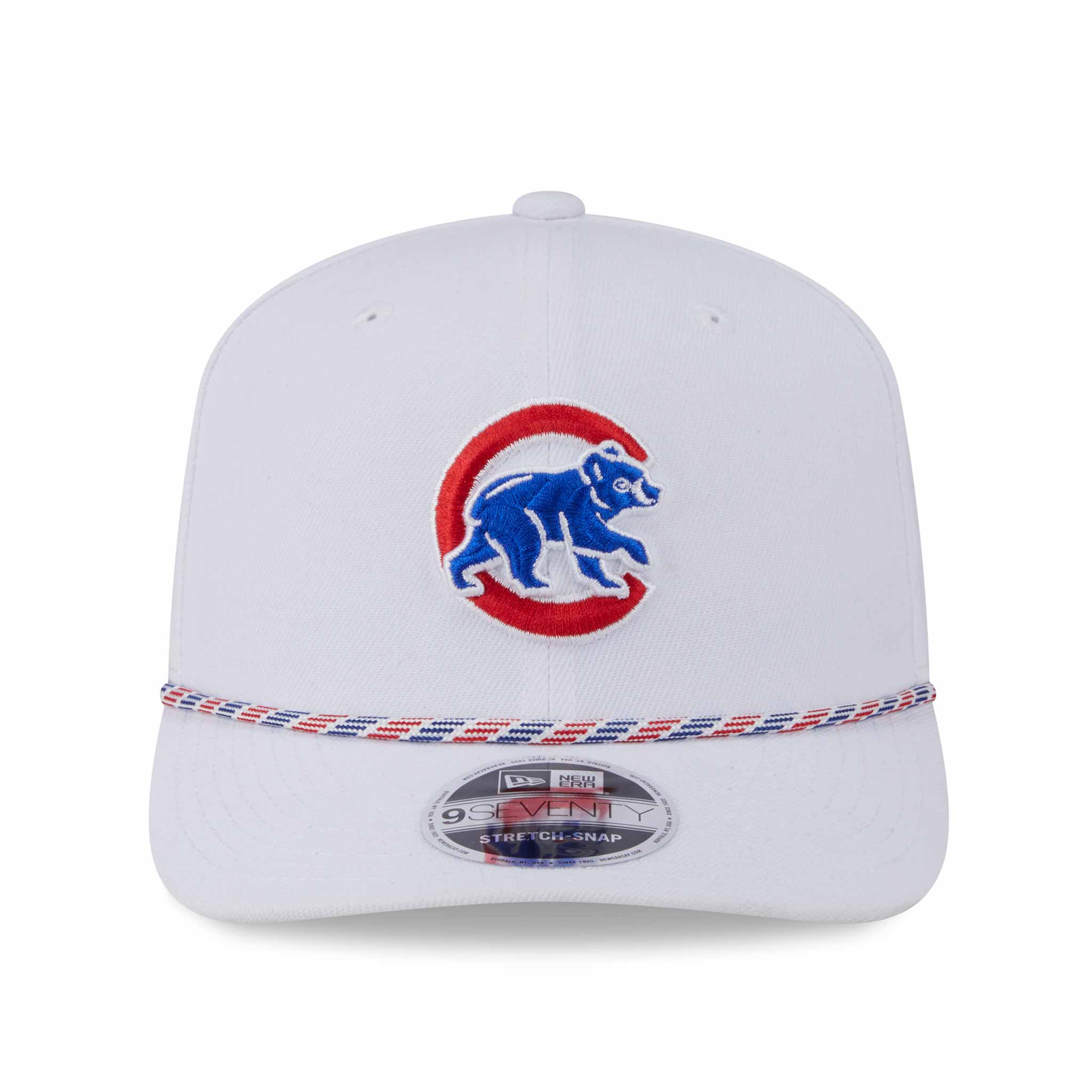 Chicago Cubs New Era Walking Bear White Multi Rope 9SEVENTY Stretch Snap Adjustable Cap - Image 6