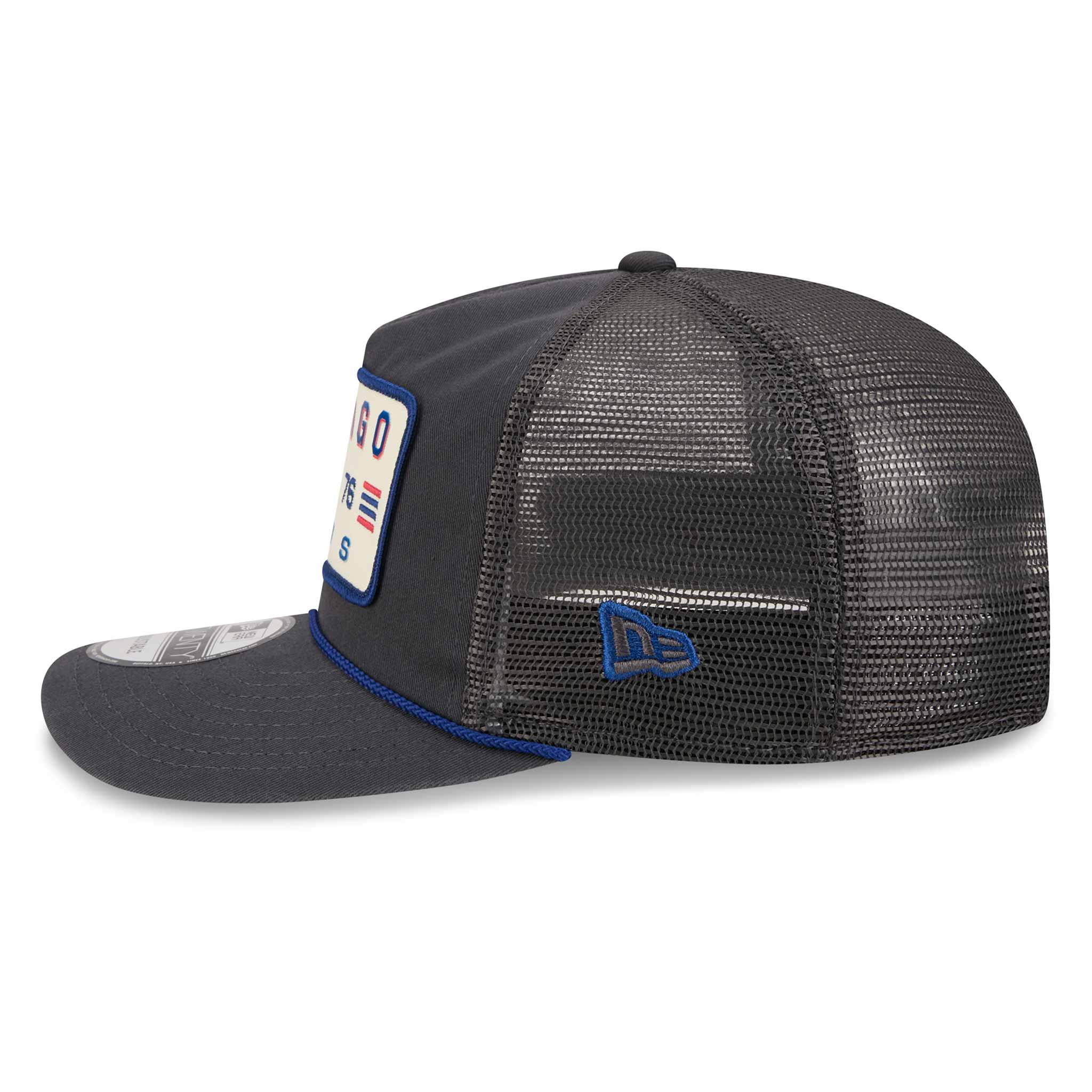 Chicago Cubs New Era Washed Mesh Walking Bear 19TWENTY Rope Adjustable Cap - Image 3