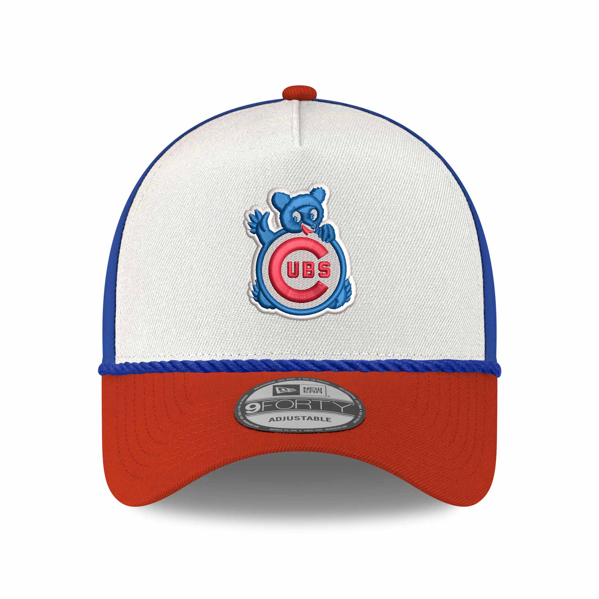 Chicago Cubs New Era Waving Bear 150 Year 9FORTY A Frame Rope Adjustable Cap - Image 3