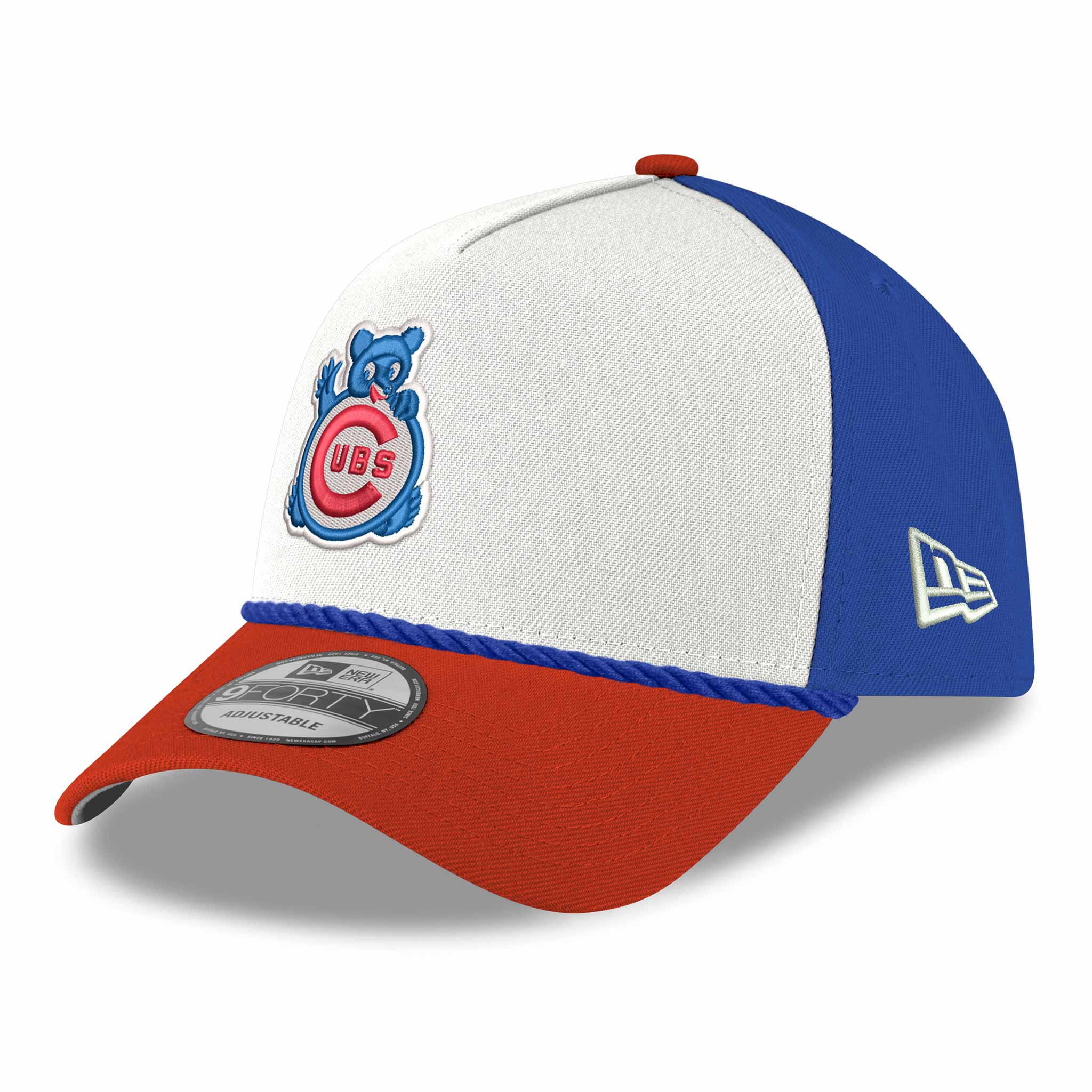 Chicago Cubs New Era Waving Bear 150 Year 9FORTY A Frame Rope Adjustable Cap - Image 4