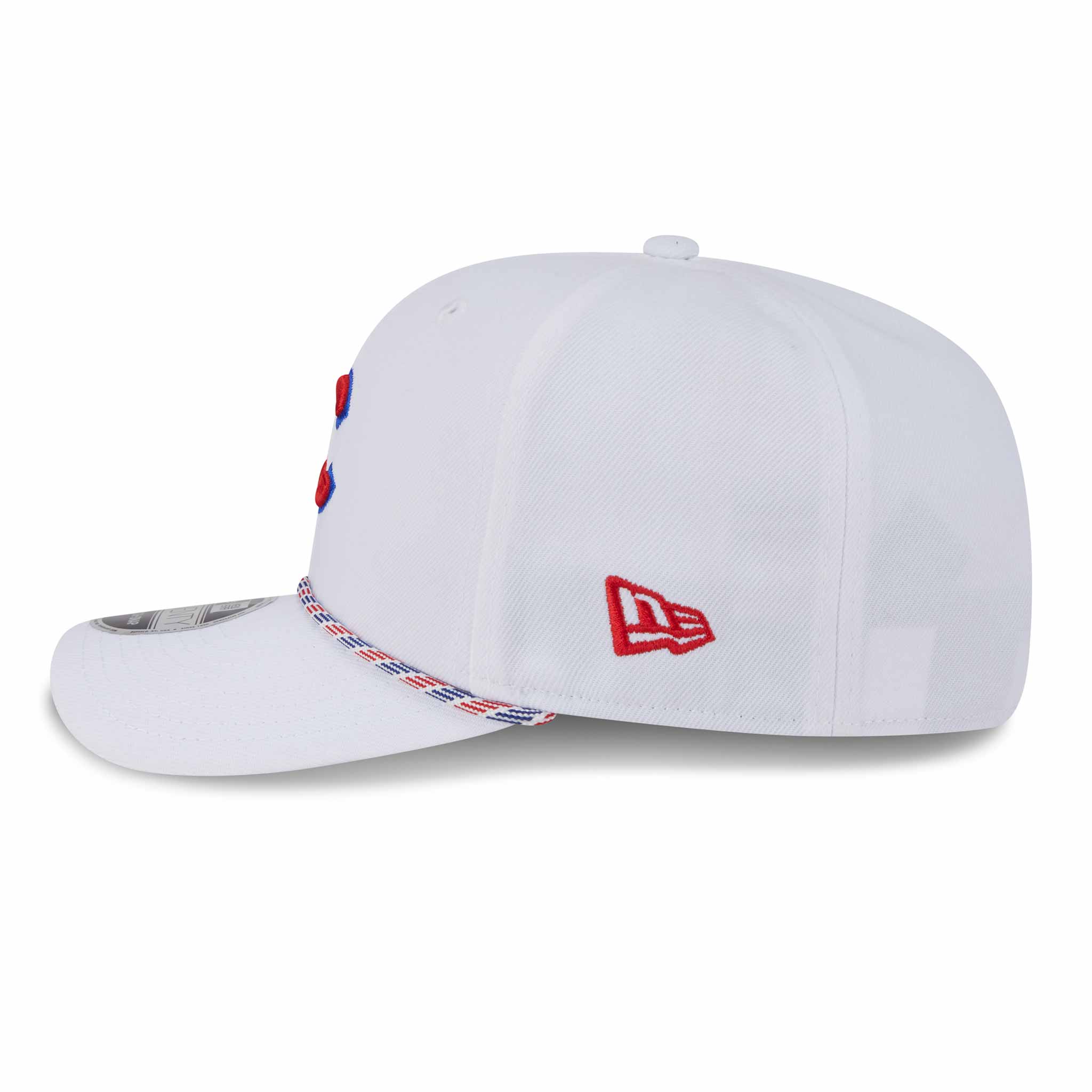 Chicago Cubs New Era White C Multi Rope 9SEVENTY Stretch Snap Adjustable Cap - Image 3