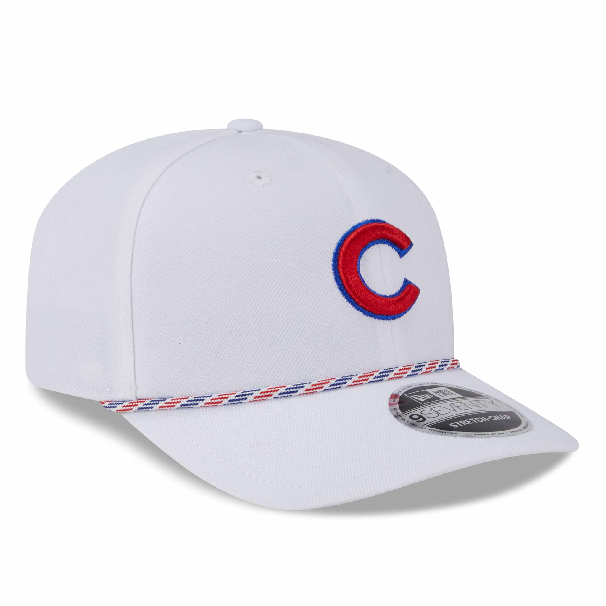 Chicago Cubs New Era White C Multi Rope 9SEVENTY Stretch Snap Adjustable Cap - Image 4