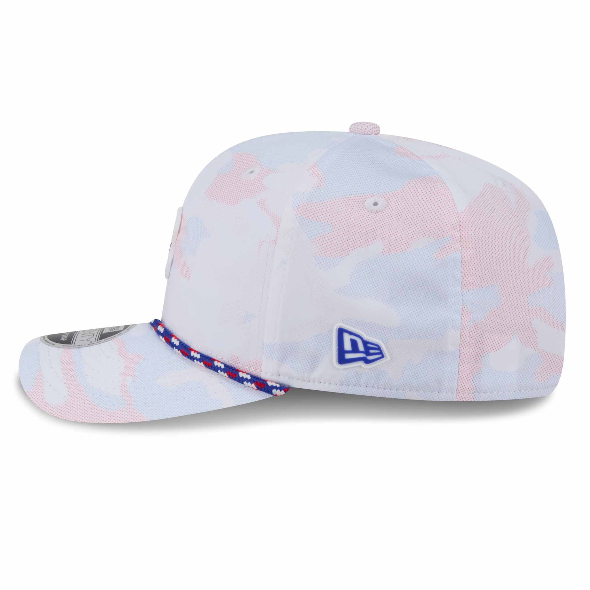 Chicago Cubs New Era White Camo 9SEVENTY Stretch Snap Adjustable Cap - Image 3