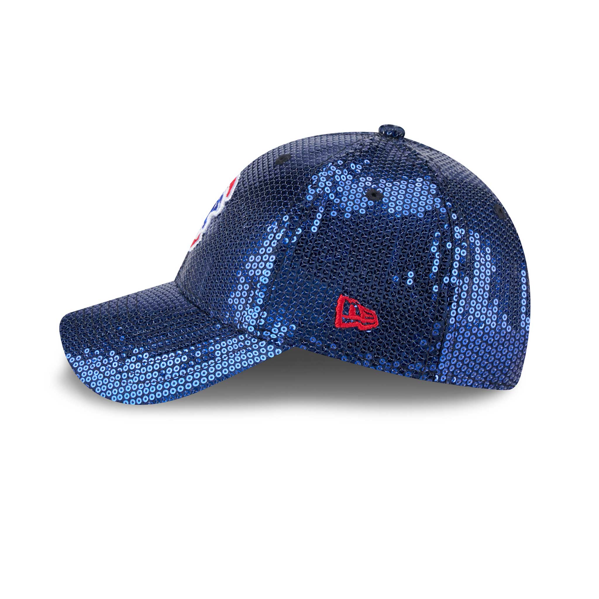 Chicago Cubs New Era Women's Walking Bear Sequin 9FORTY M Crown Adjustable Cap - Image 4