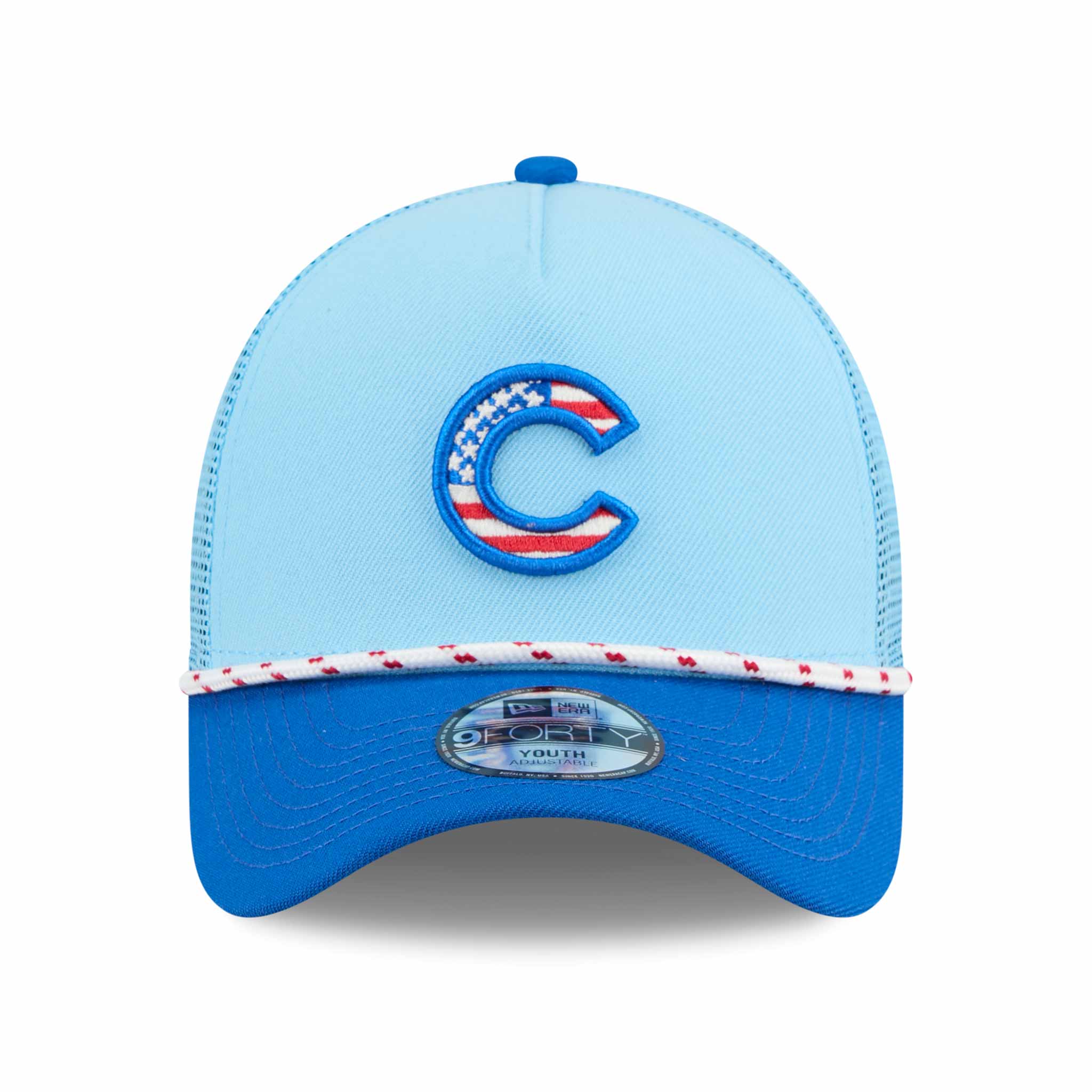Chicago Cubs New Era Youth 2025 Fourth of July 9FORTY Rope M Crown Adjustable Cap - Image 4