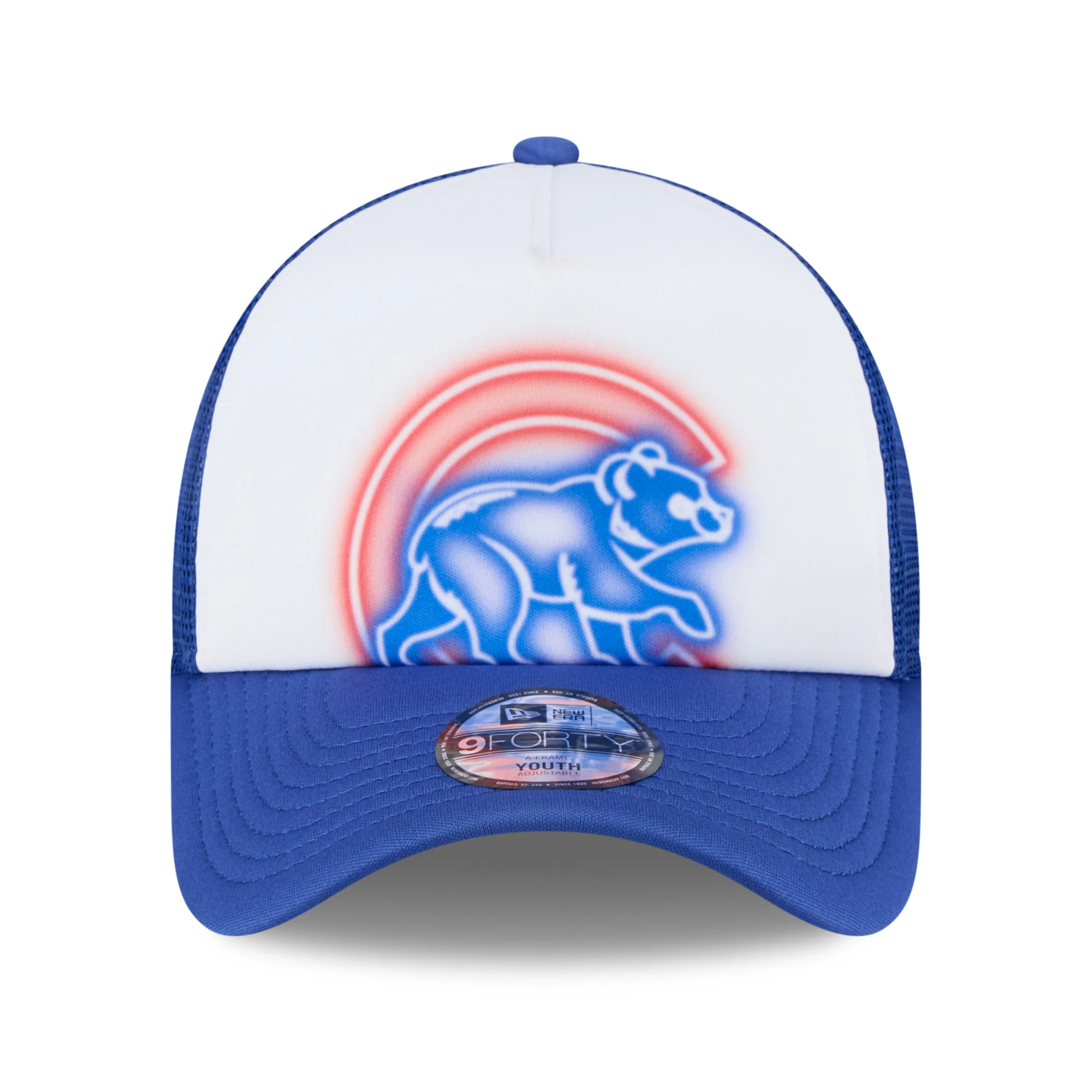 Chicago Cubs New Era Youth 9FORTY A-Frame Adjustable Cap - Image 4