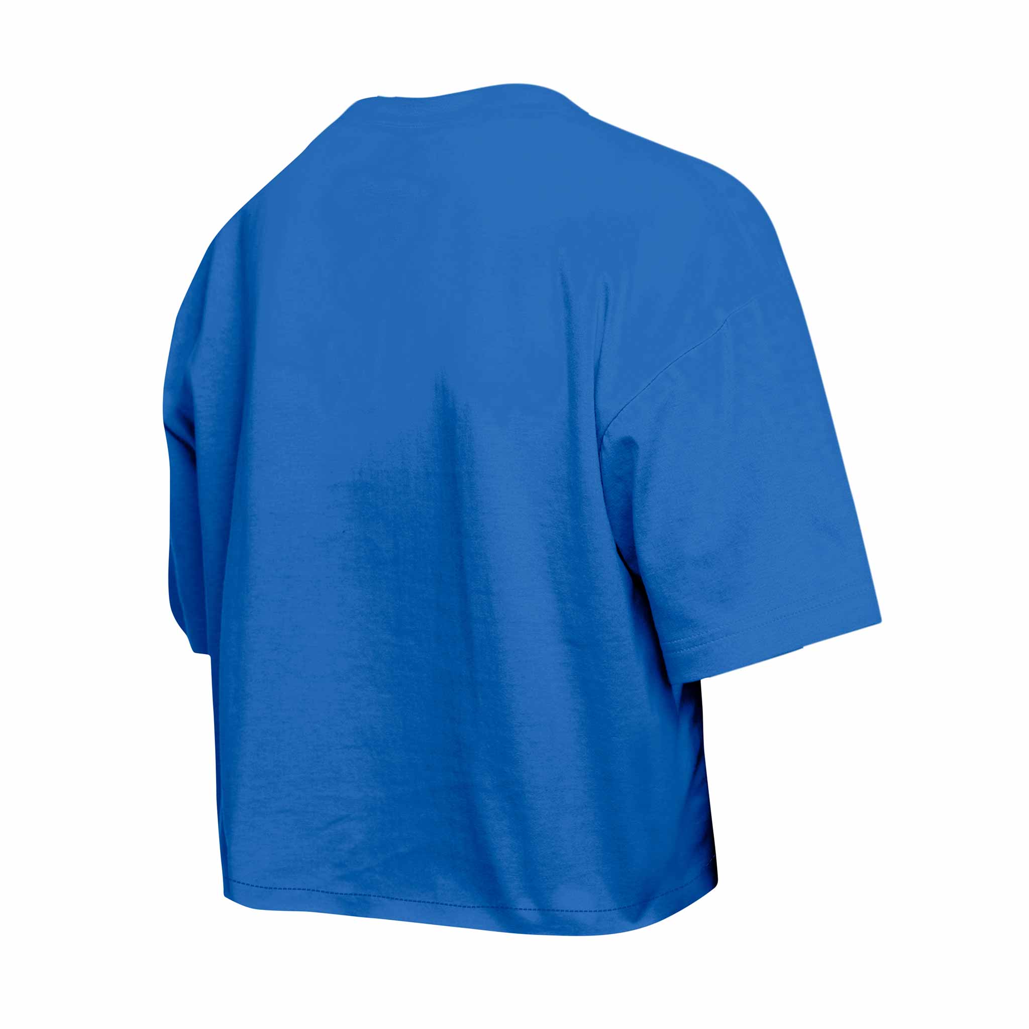 Chicago Cubs New Era Youth Girls Sequin Royal Heart T Shirt - Image 3