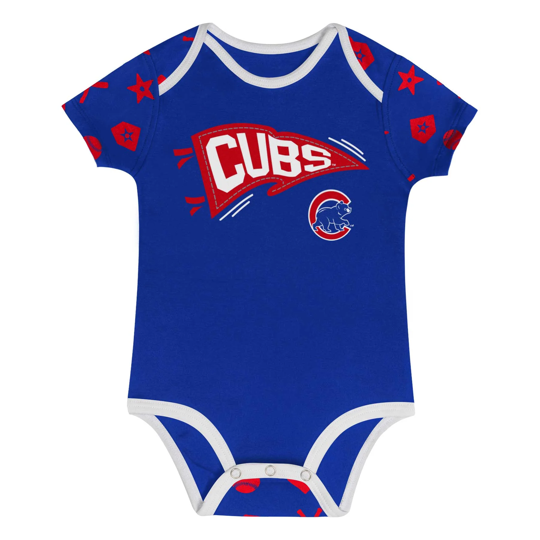 Chicago Cubs Newborn On Deck Short Set - Image 2