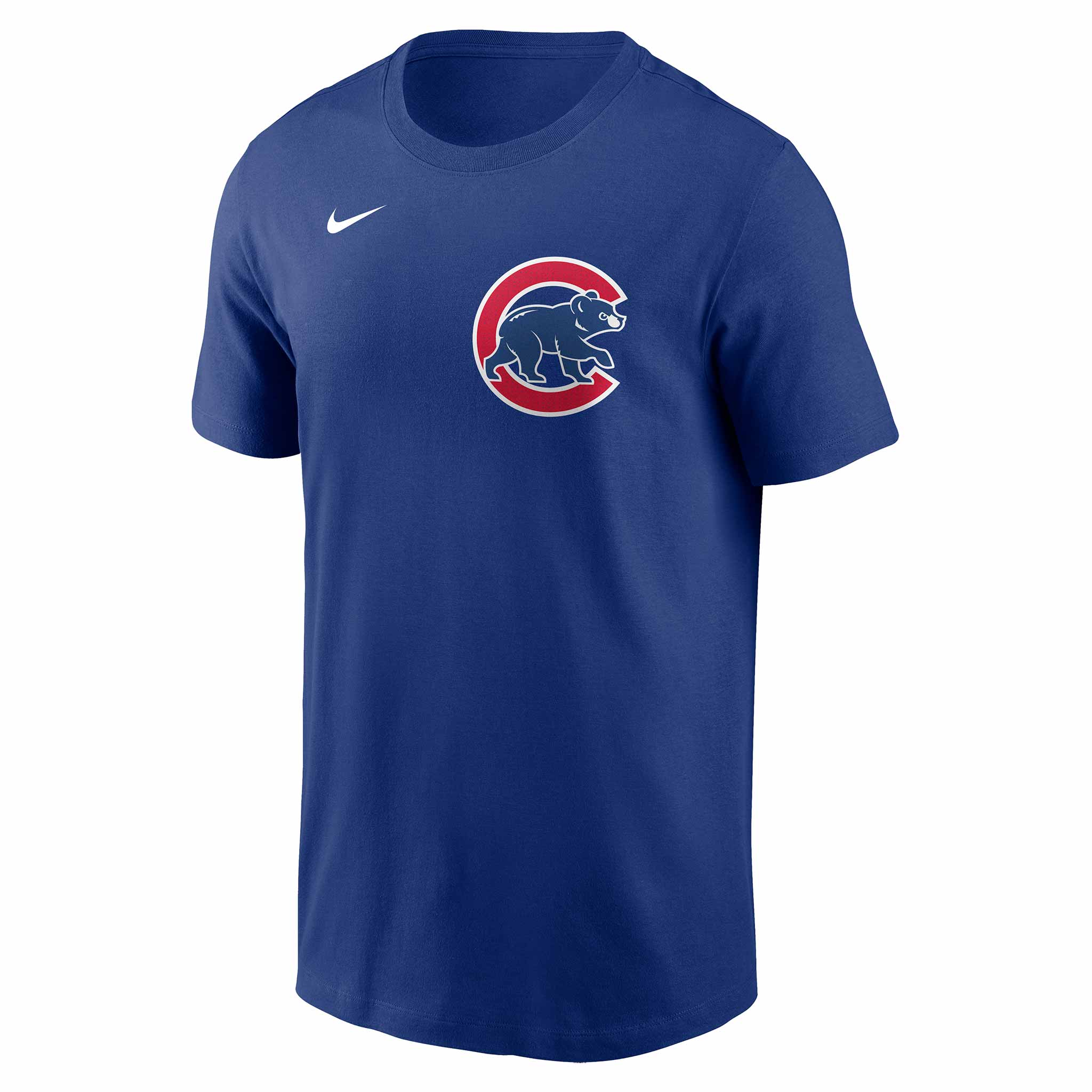 Chicago Cubs Nico Hoerner Nike Home Name and Number T-shirt - Image 3