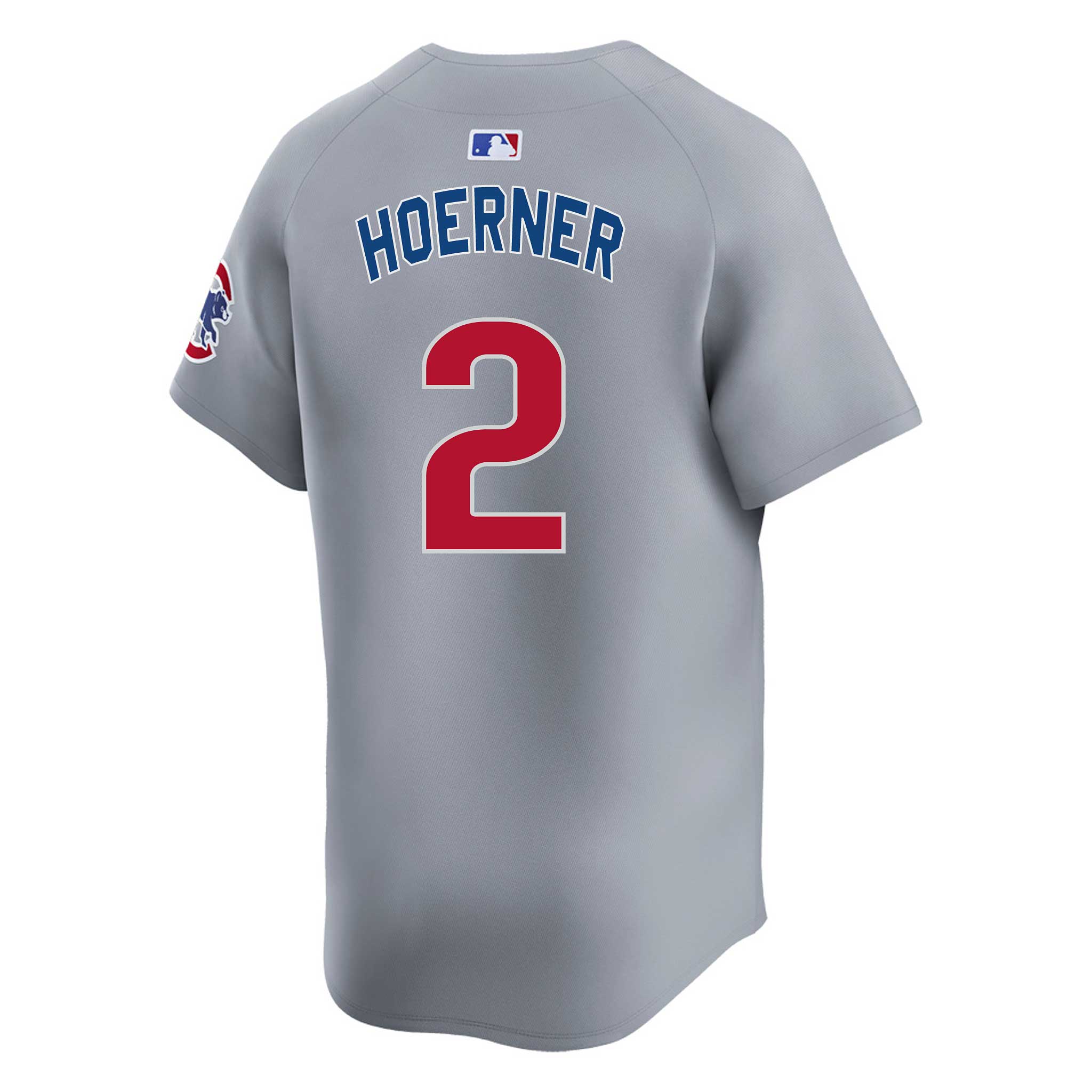 Chicago Cubs Nico Hoerner Nike Road Vapor Limited Jersey With Authentic Lettering - Image 3