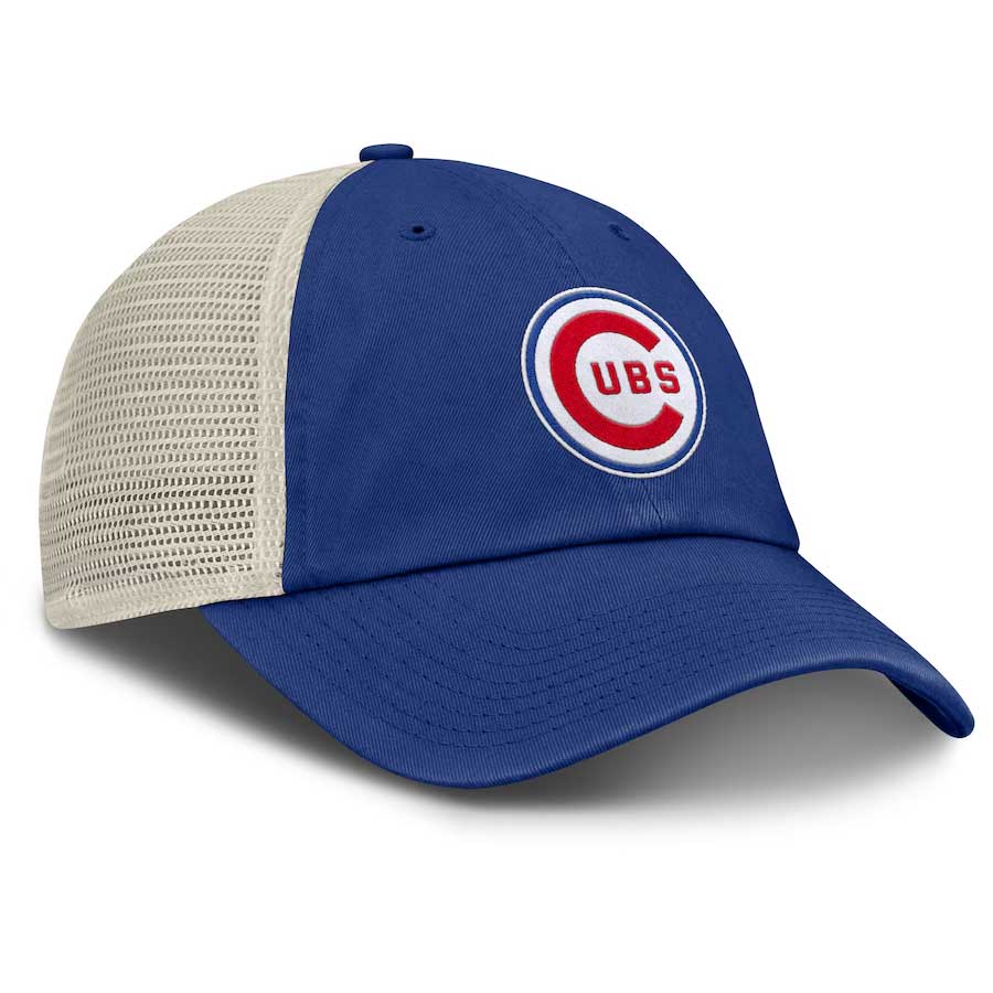 Chicago Cubs Nike Club Unstructured Trucker Adjustable Cap - Image 2