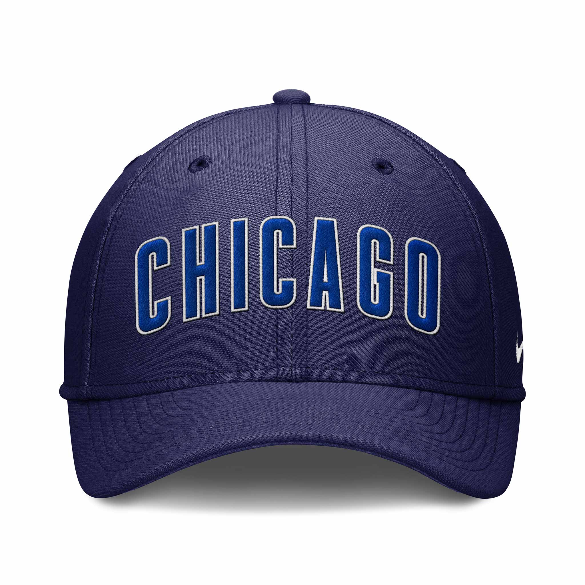 Chicago Cubs Nike Dri-Fit Rise Swooshflex Cap - Image 3