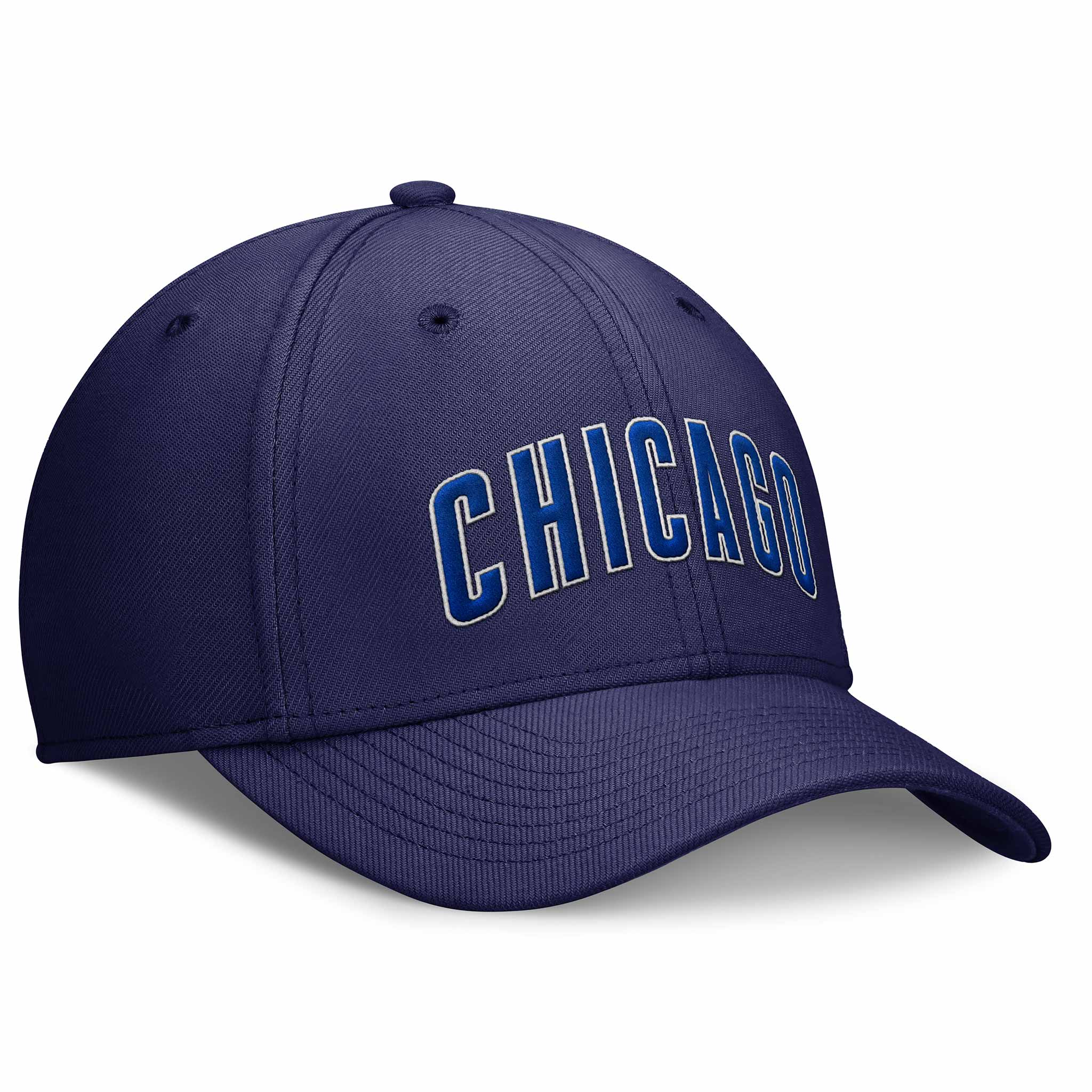 Chicago Cubs Nike Dri-Fit Rise Swooshflex Cap - Image 4