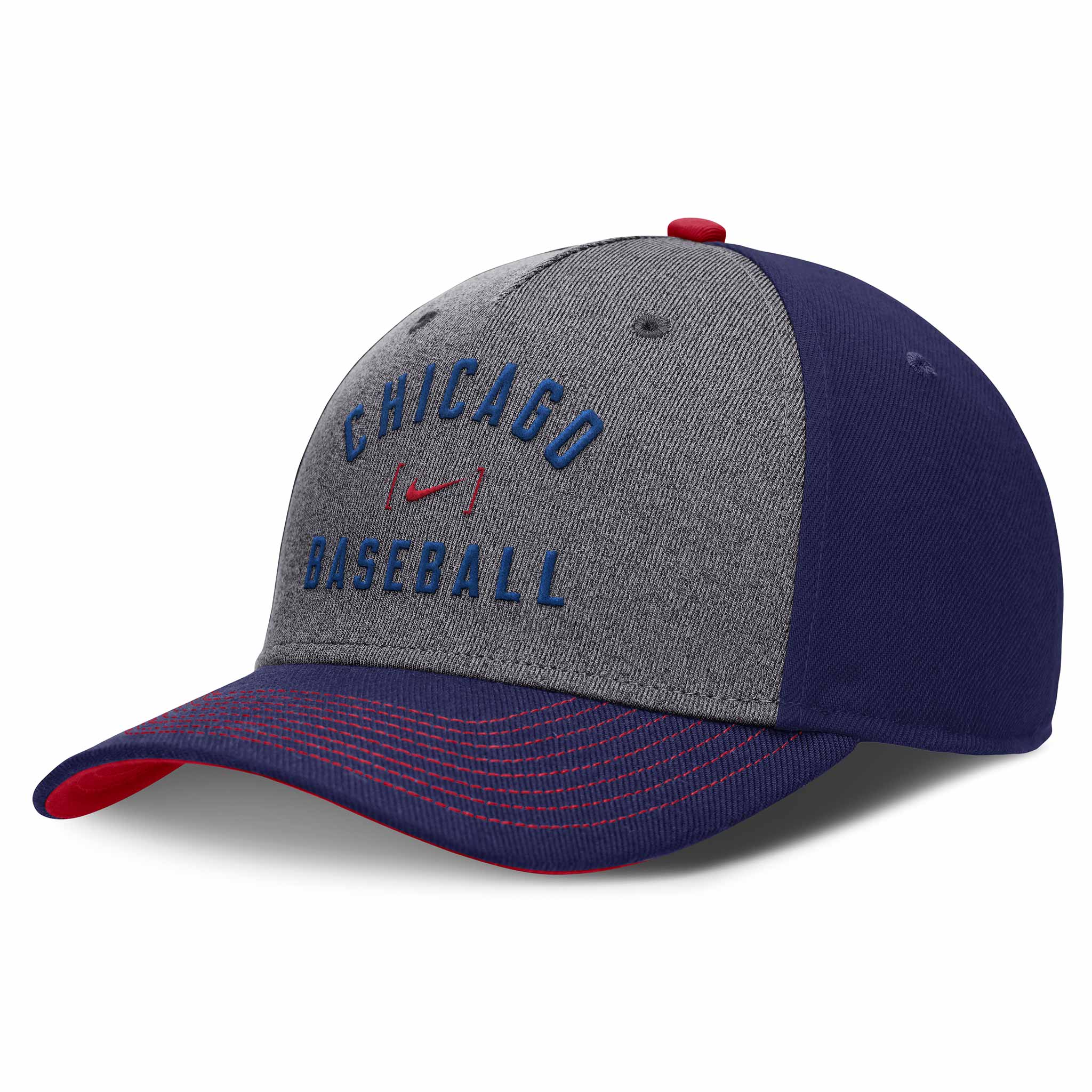 Chicago Cubs Nike Dri-Fit Rise Swooshflex Graphic Cap - Image 3