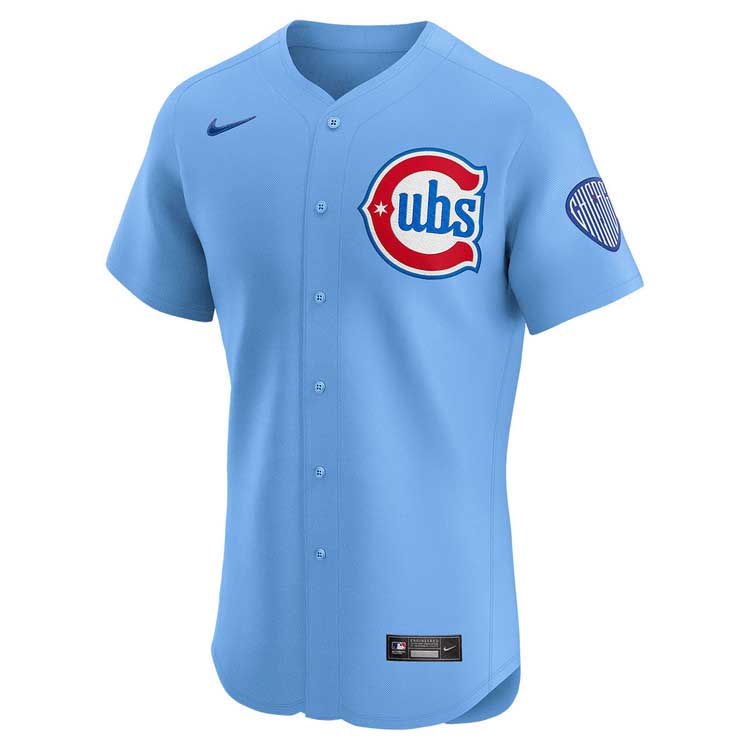 Chicago Cubs Nike Elite Authentic Blues Alternate 2 Jersey