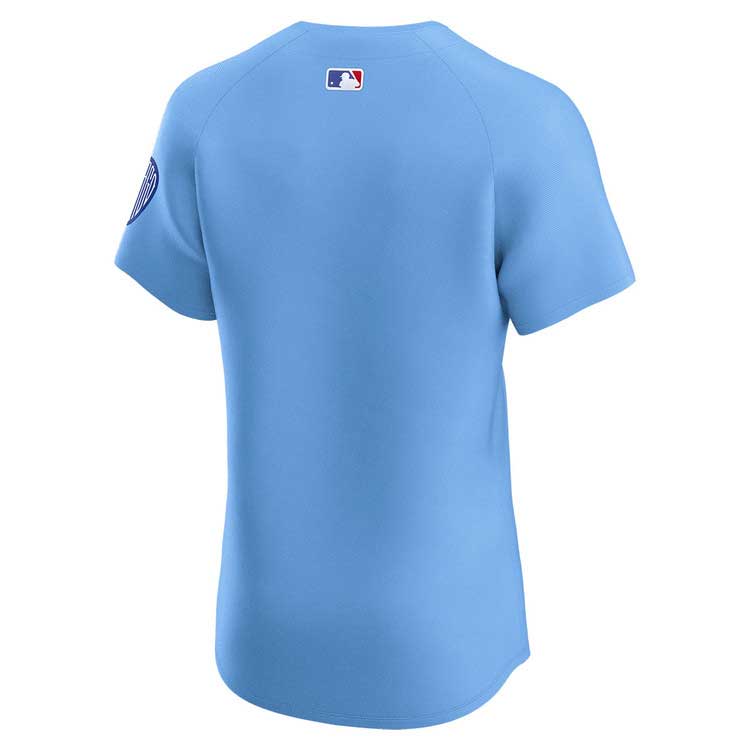 Chicago Cubs Nike Elite Authentic Blues Alternate 2 Jersey - Image 2