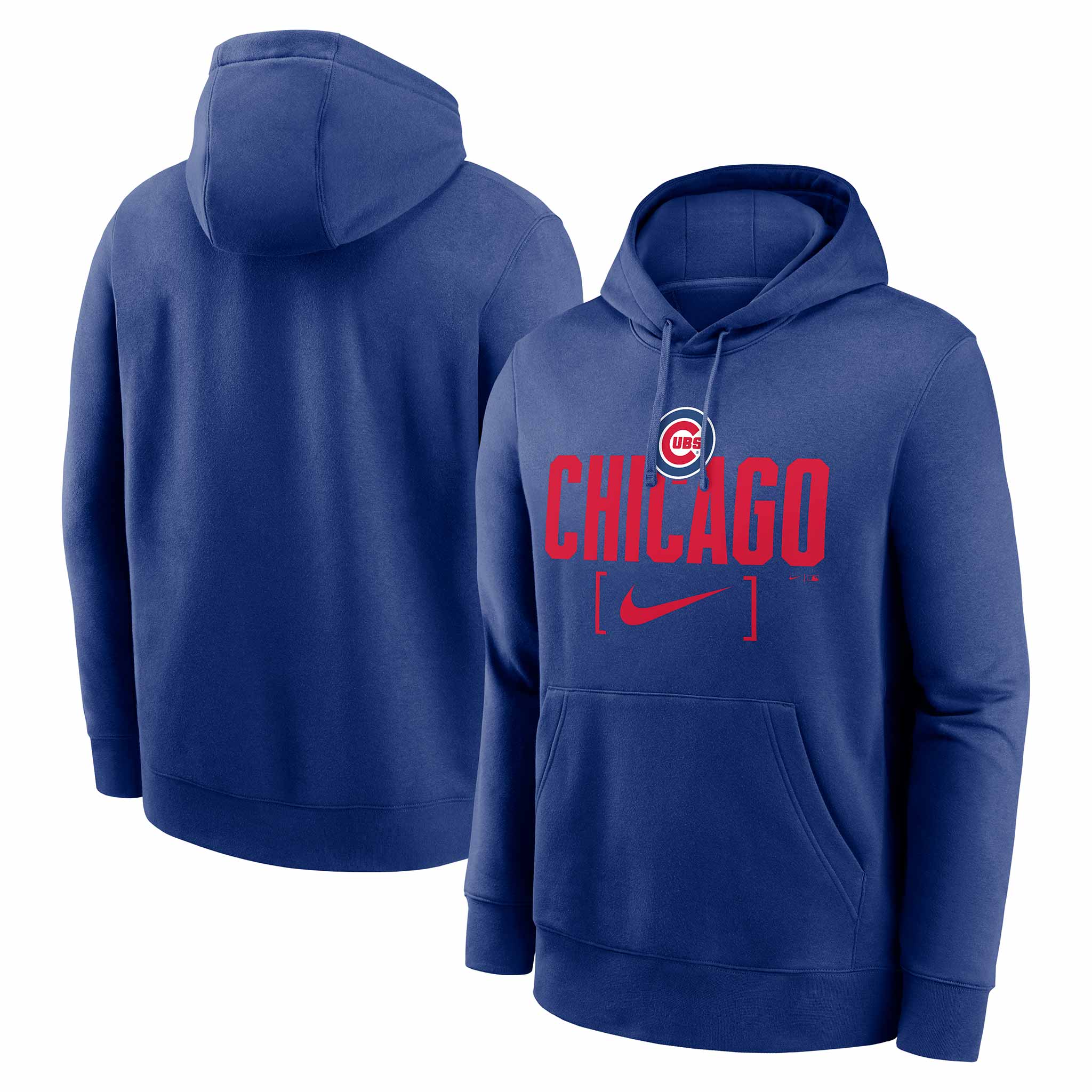 Chicago Cubs Nike Slack Hooded Sweatshirt - Image 3