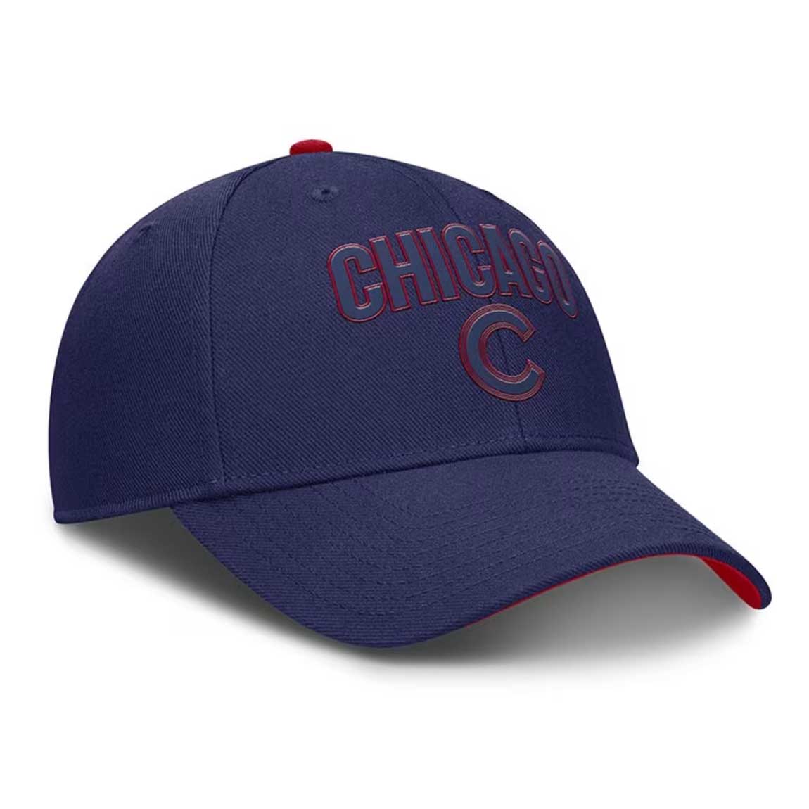 Chicago Cubs Nike Structured Stencil Adjustable Cap - Image 2
