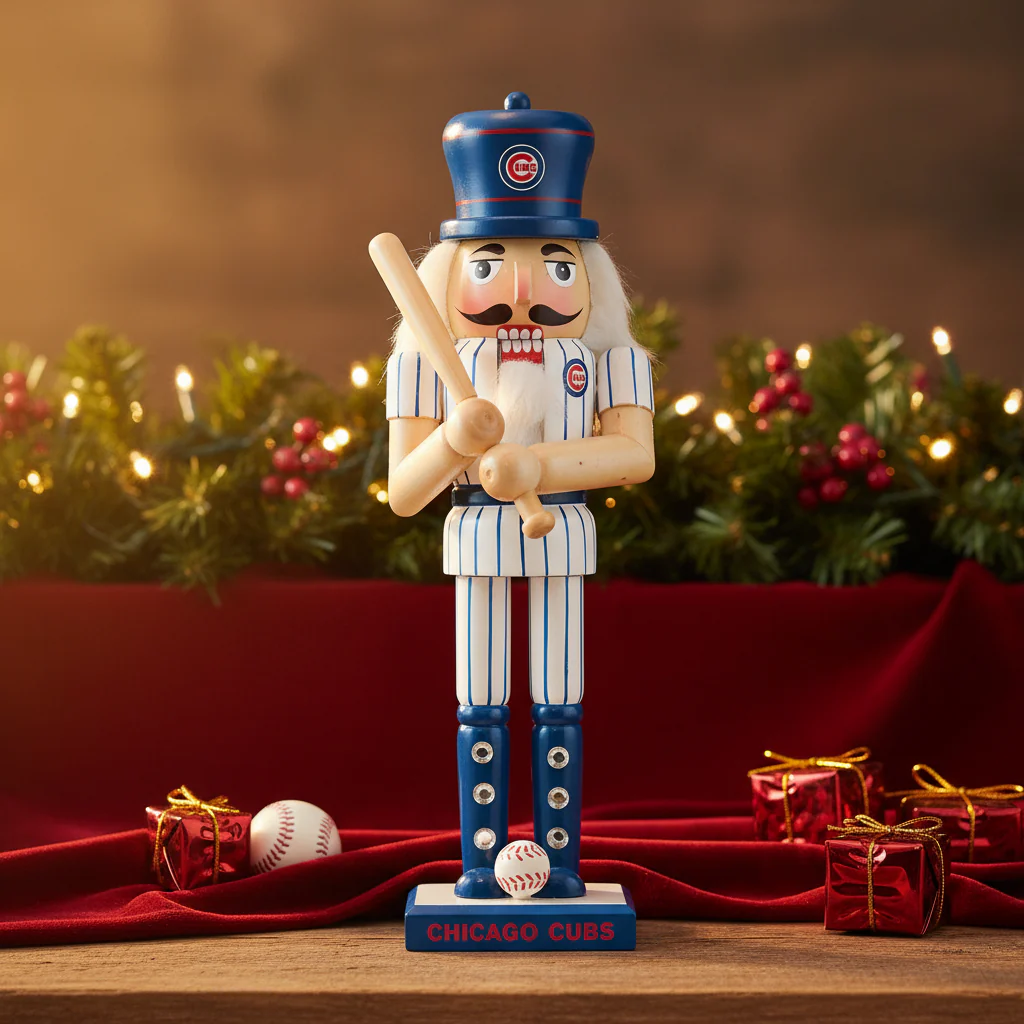 Chicago Cubs Nutcracker - Image 2