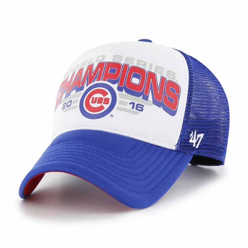 Chicago Cubs Offside World Series Foam Trucker Cap - Image 3