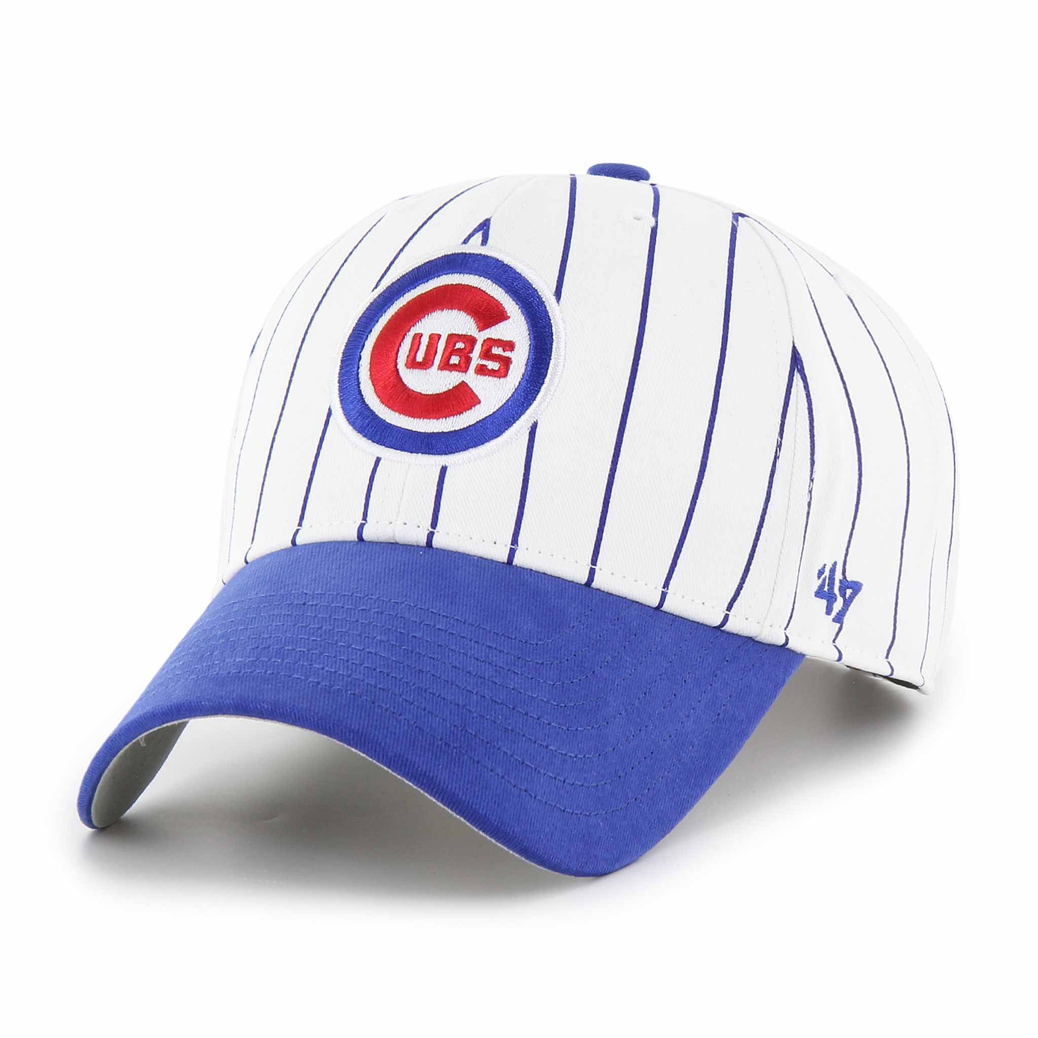 Chicago Cubs Pinstripe Two Tone MVP Adjustable Cap - Image 3