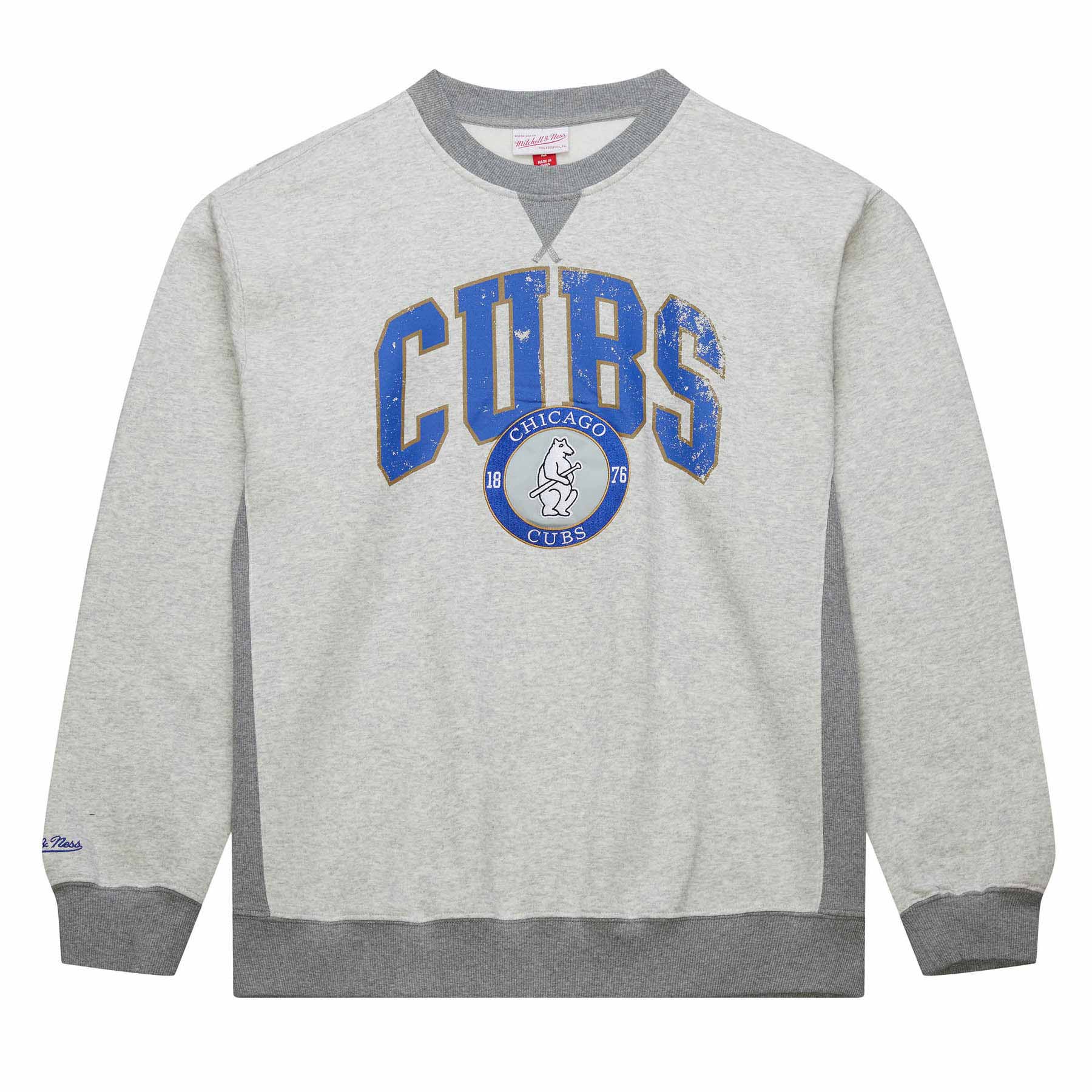 Chicago Cubs Premium Fleece Crew Vintage Logo