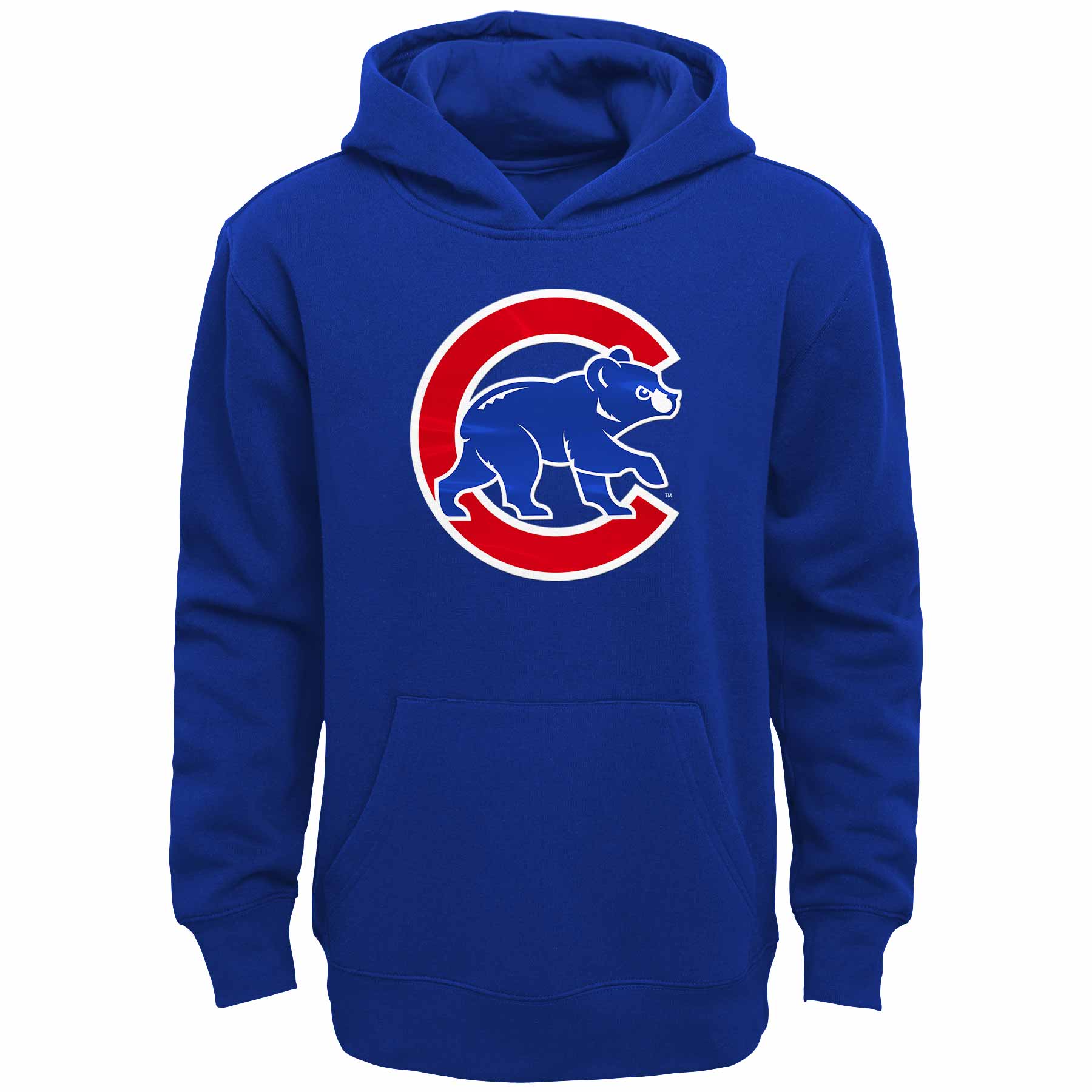 Chicago Cubs Preschool Royal Blue Over Fleece Hooded Sweatshirt