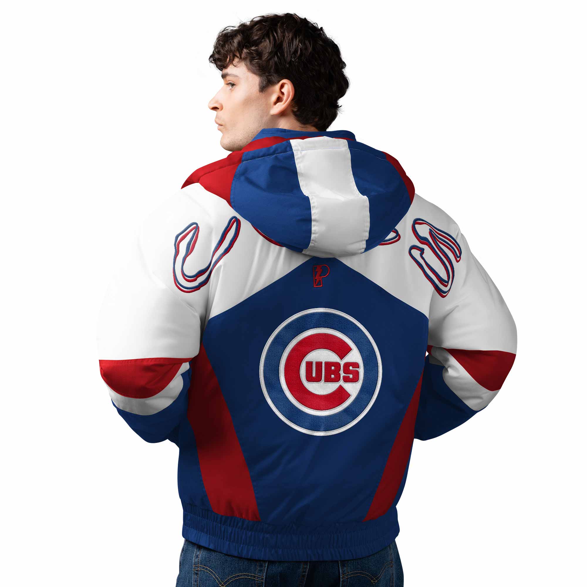 Chicago Cubs Pro Player 90's Shoulder To Shoulder Jacket - Image 2