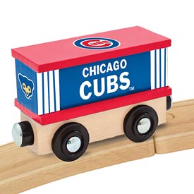 Chicago Cubs Real Wood Box Car Train - Image 3